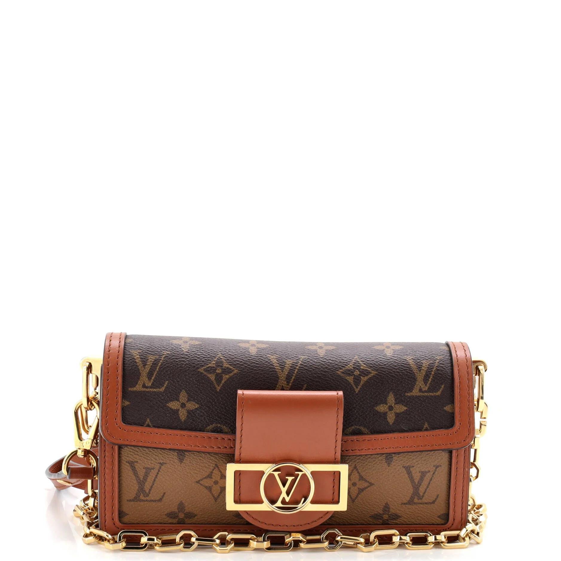 Dauphine leather handbag