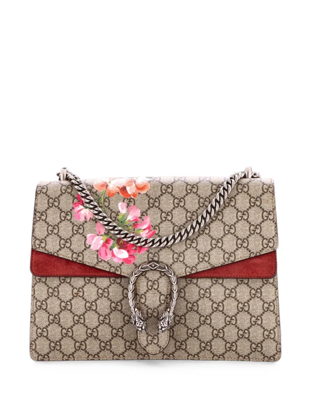 Dionysus Bag Blooms Print GG Coated Canvas Medium shoulder bag