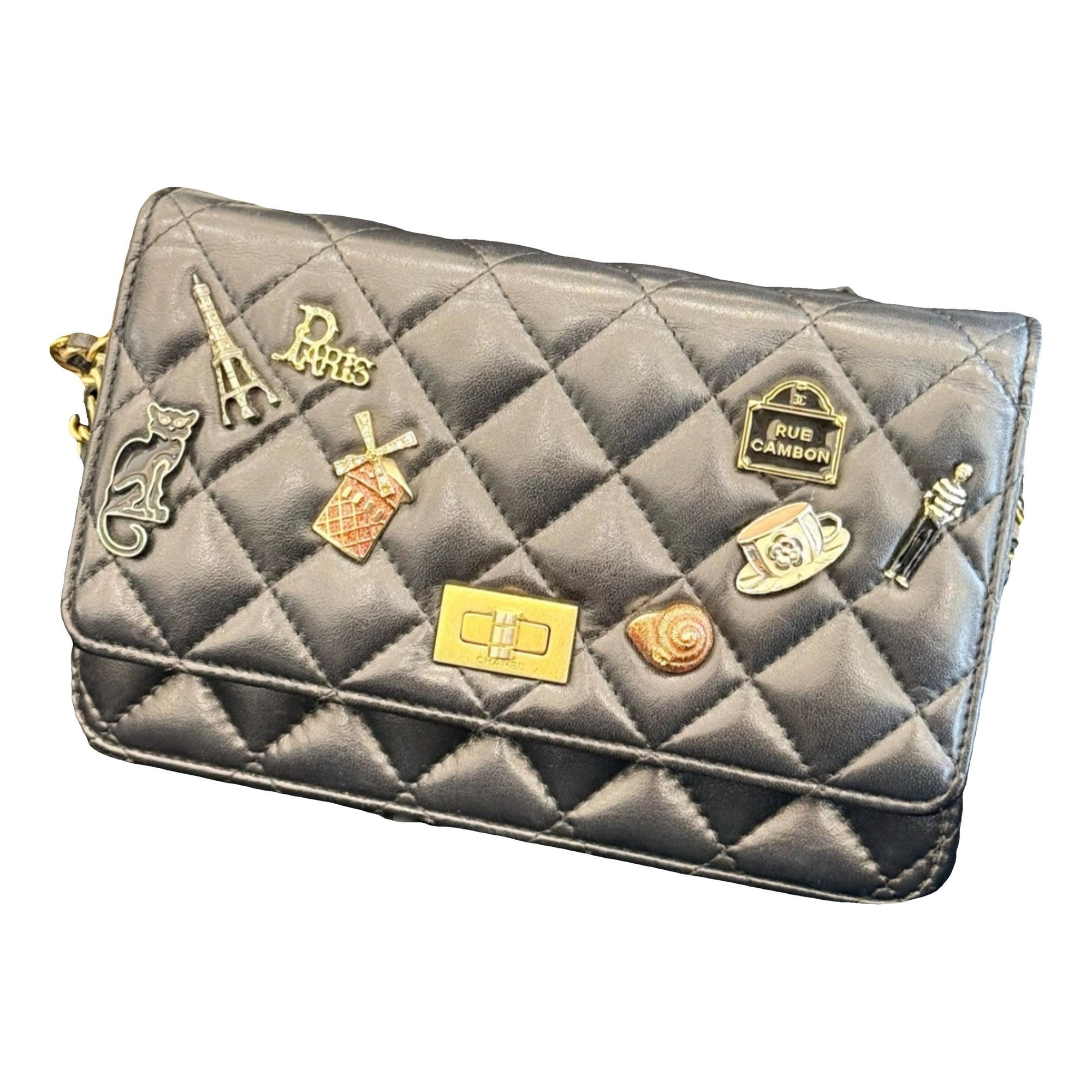 Wallet On Chain 2.55 leather crossbody bag