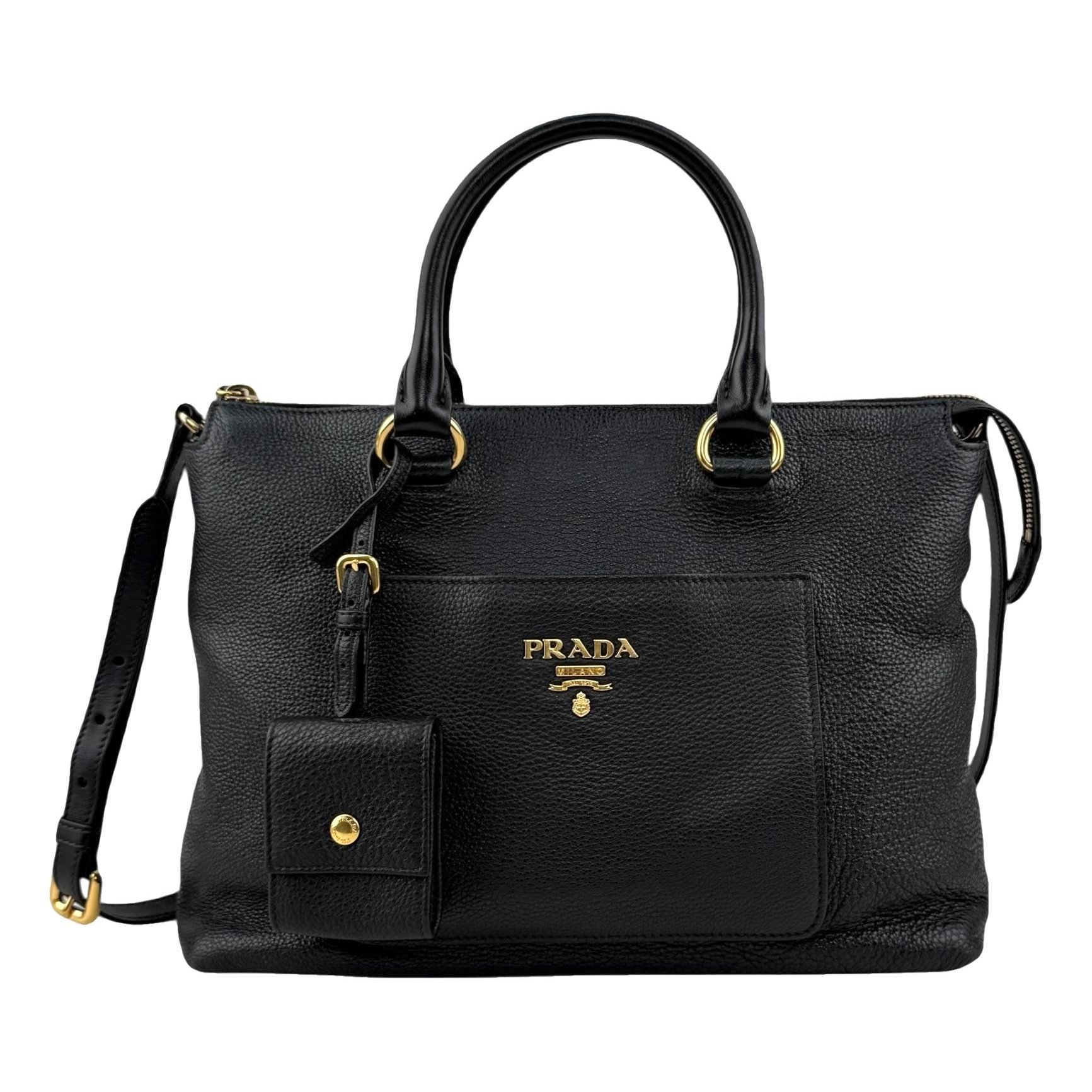 Leather tote