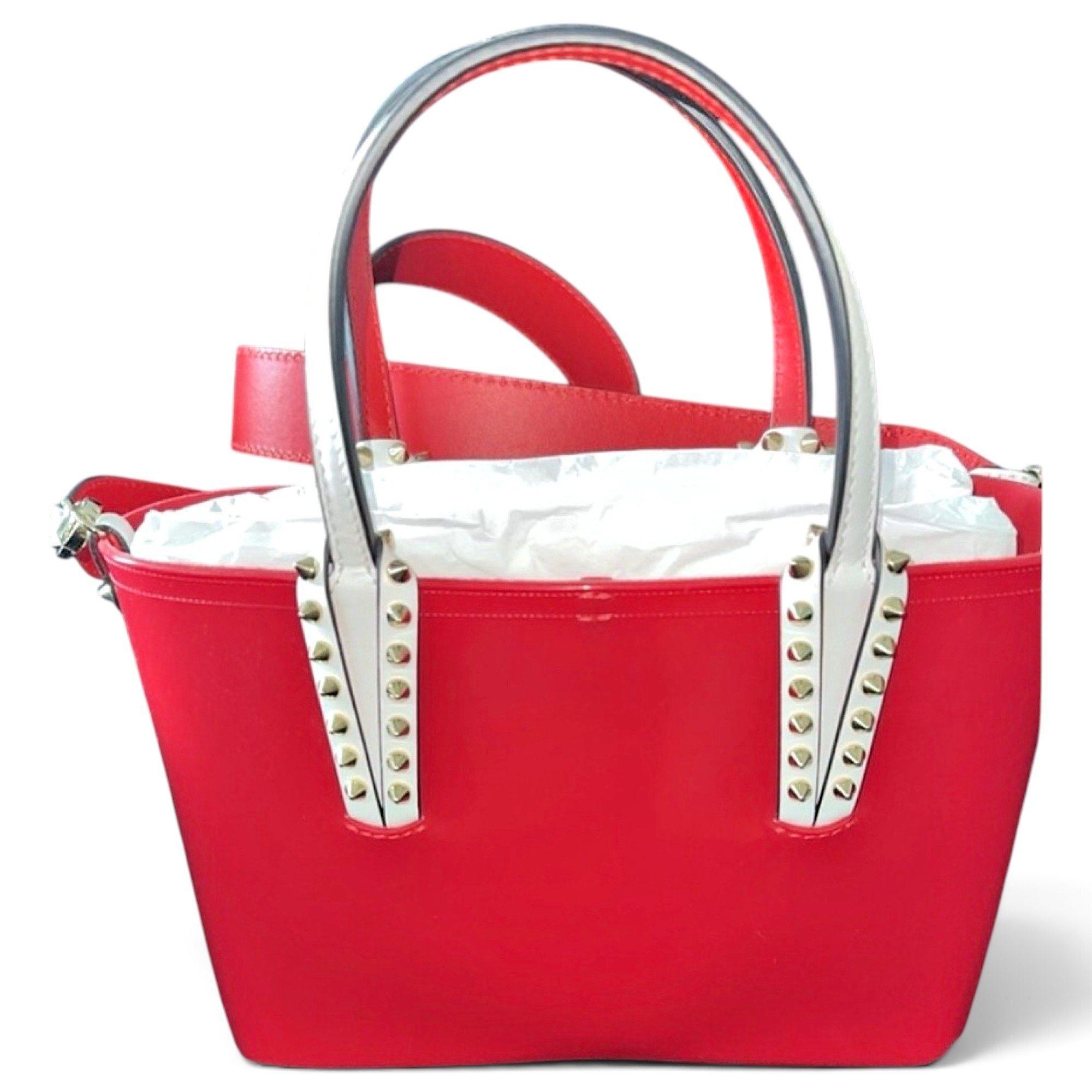 Cabata patent leather tote