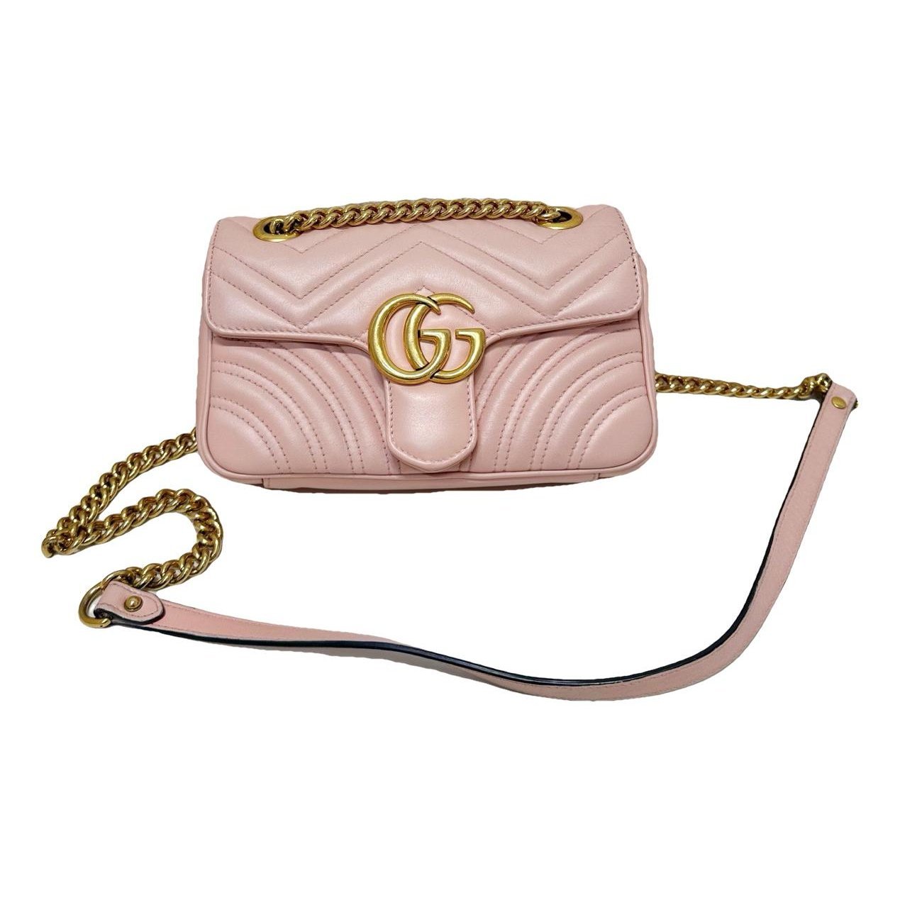 GG Marmont Flap leather handbag