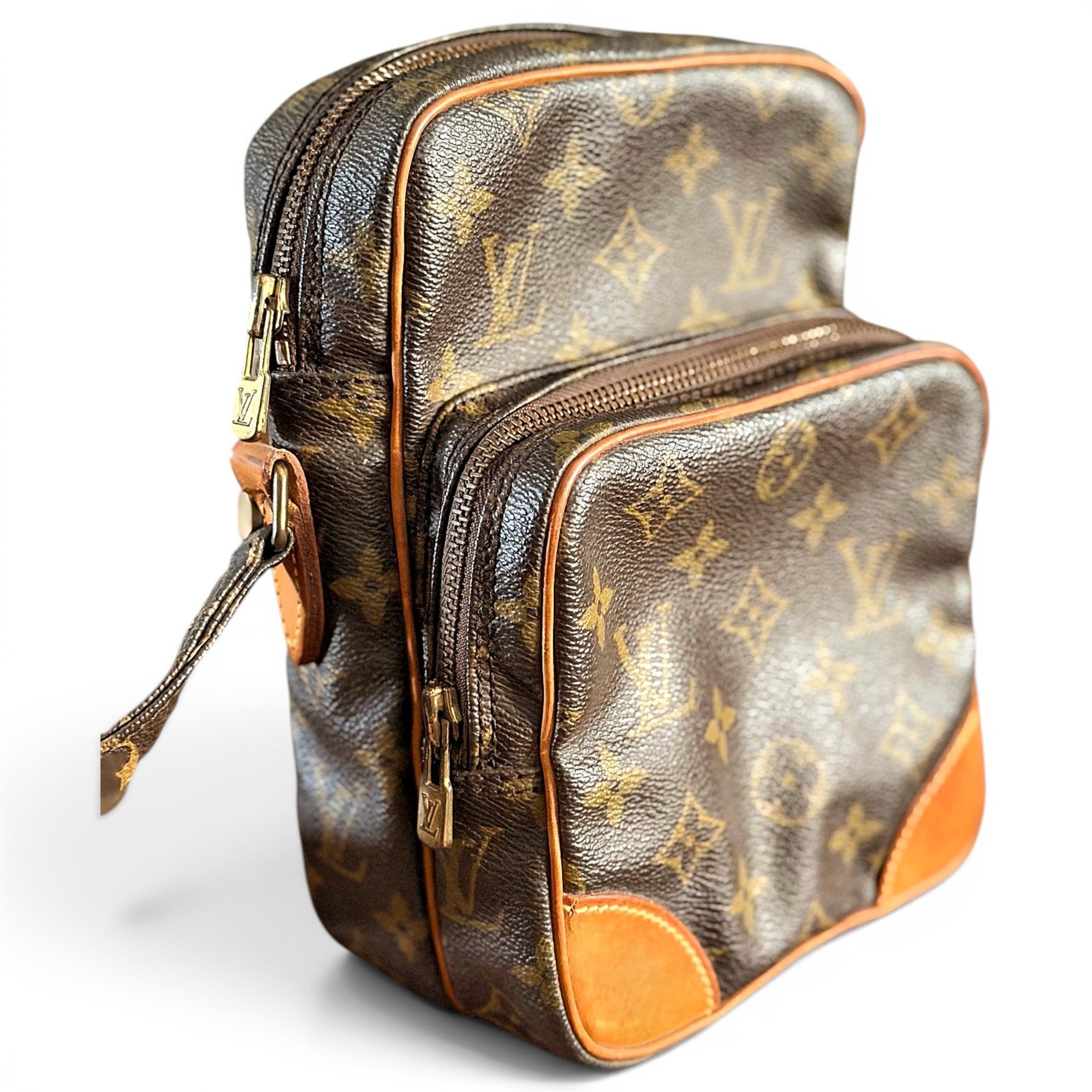 Leather backpack