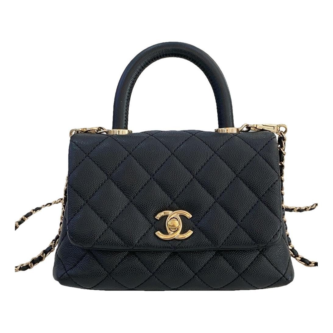 Coco Handle leather handbag