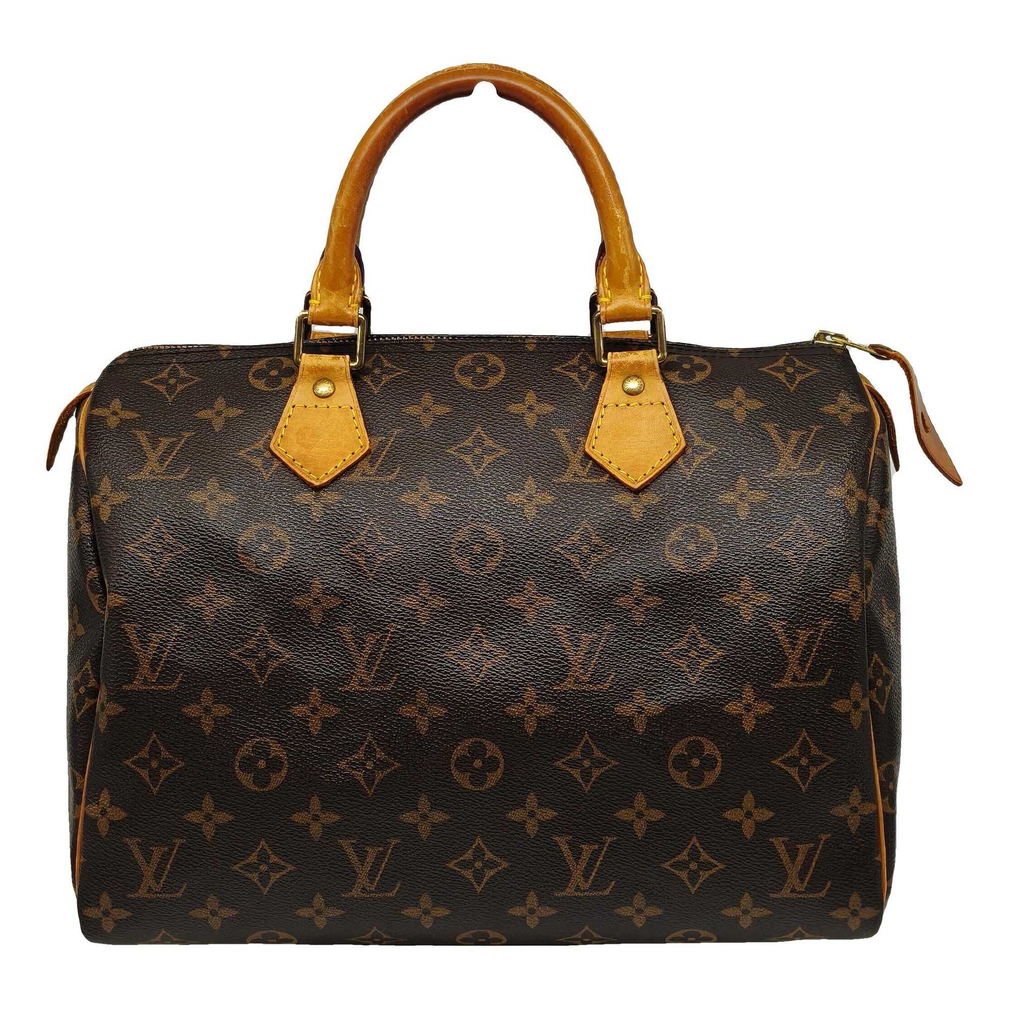 Speedy leather handbag