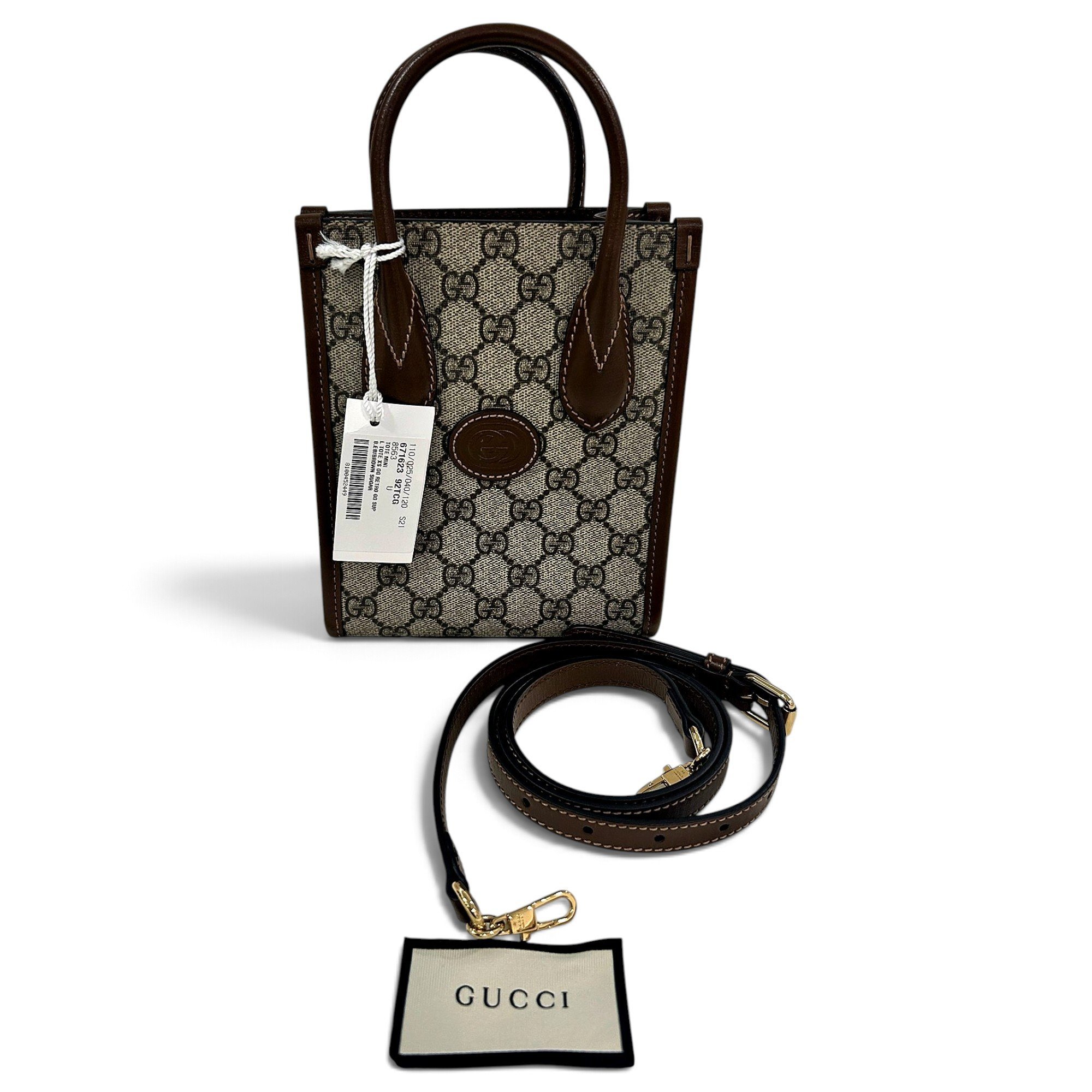 Ophidia leather tote