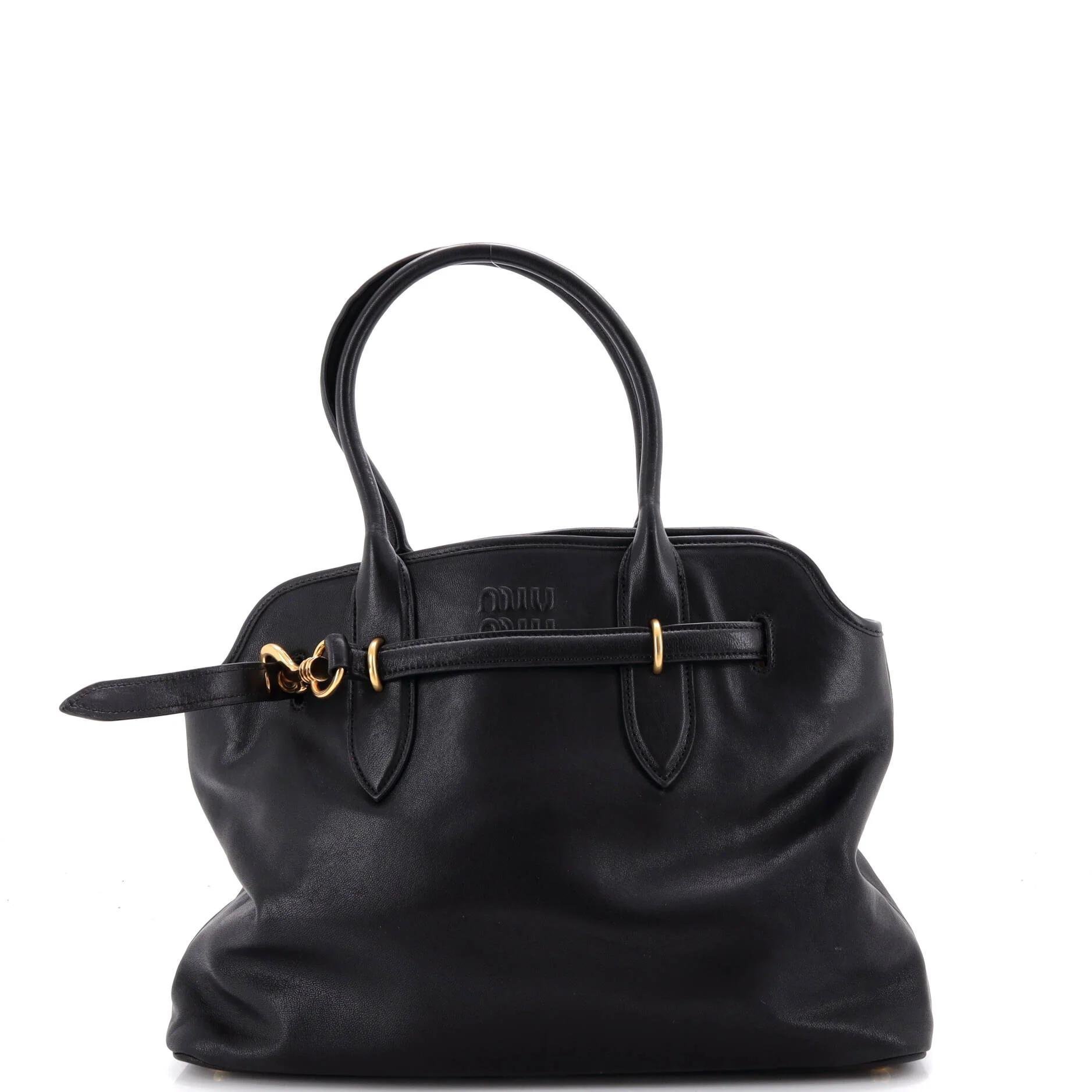 Leather handbag
