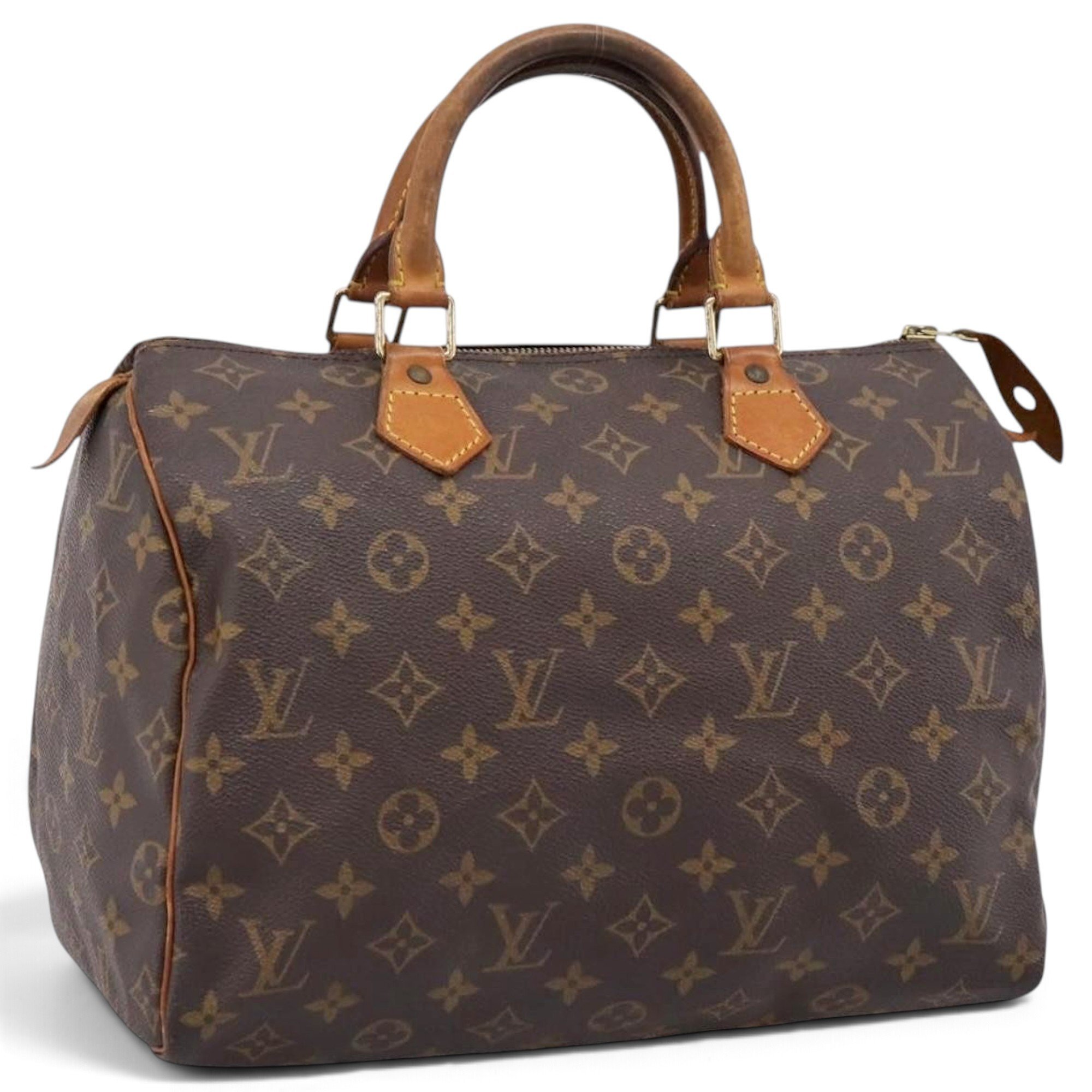 Speedy leather bowling bag