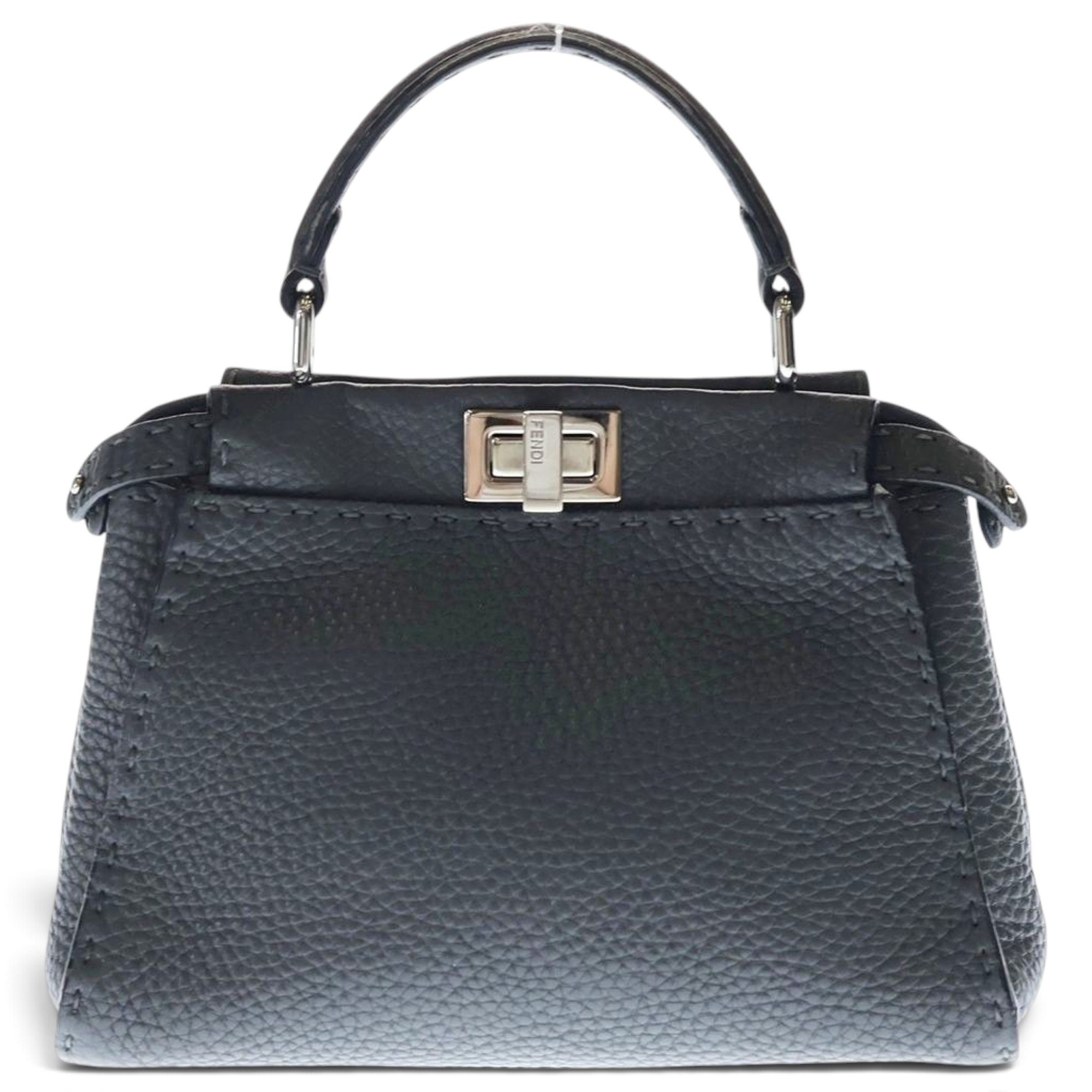 Peekaboo leather handbag