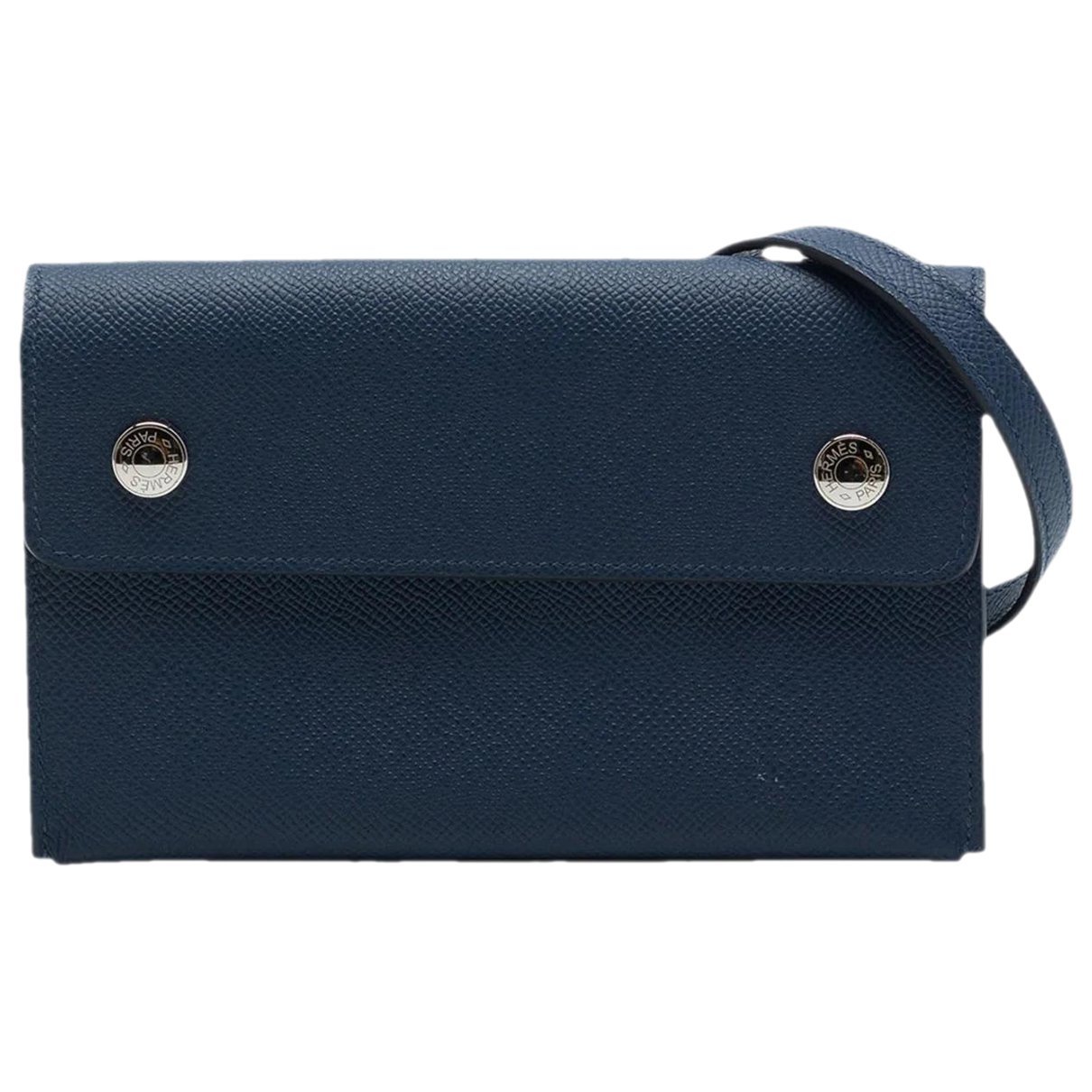 H leather crossbody bag