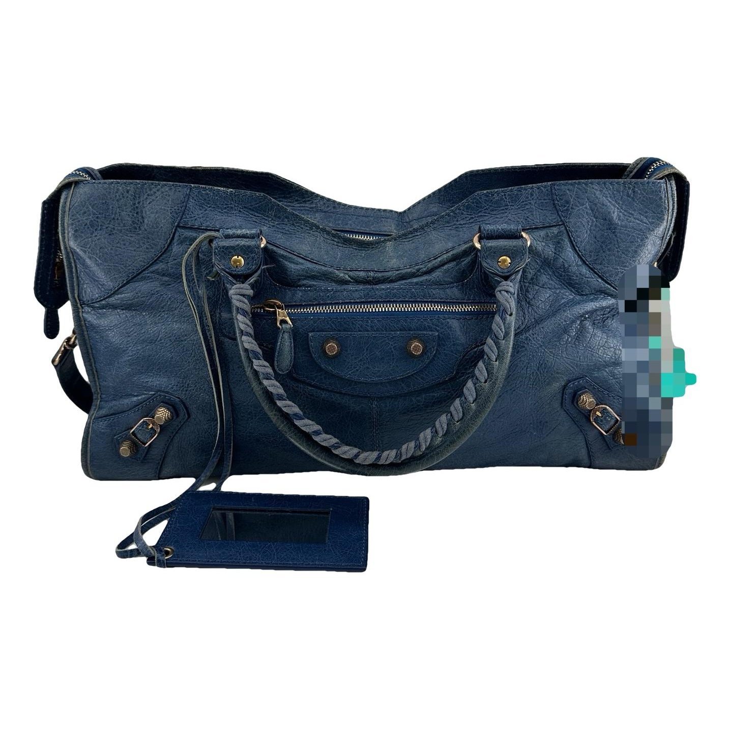 City leather bag