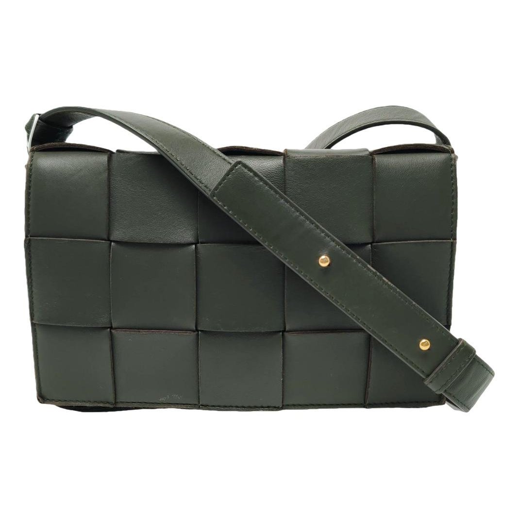 Cassette leather crossbody bag
