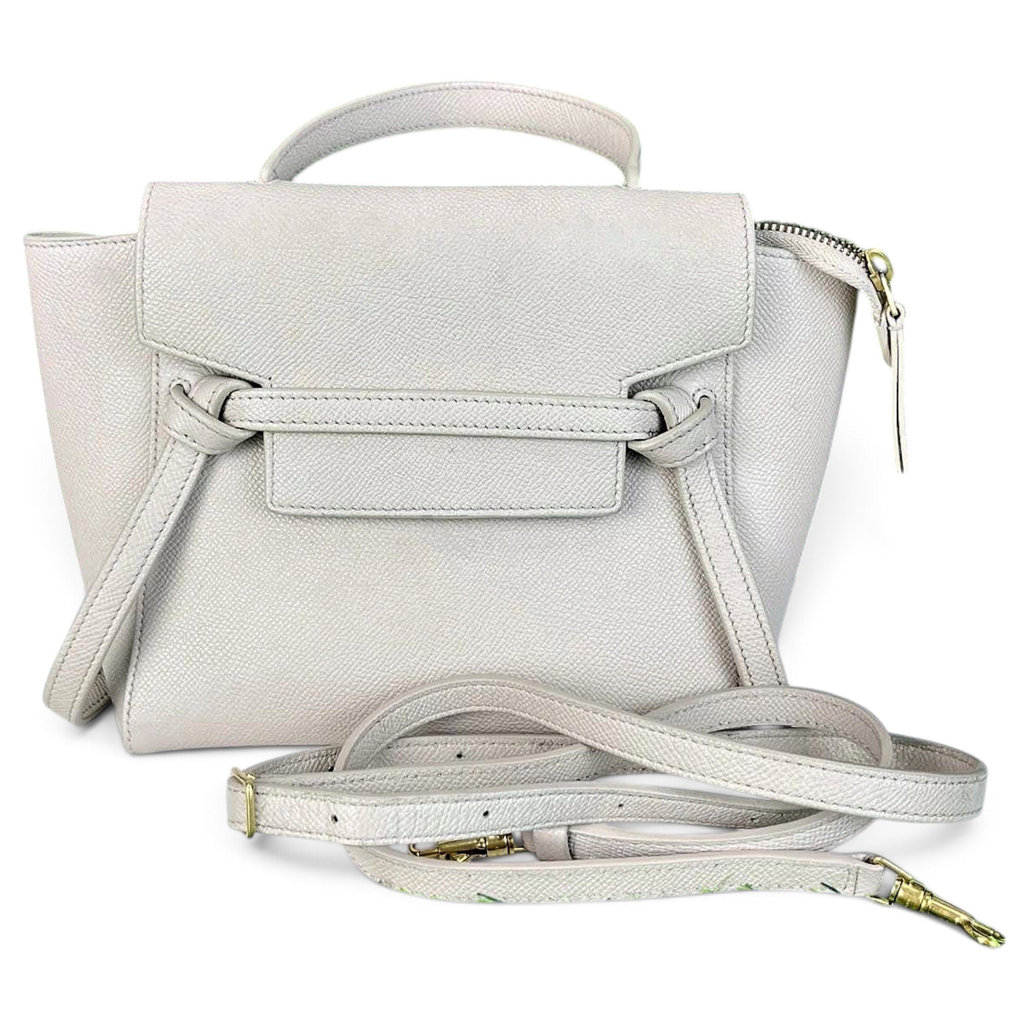 Belt leather handbag