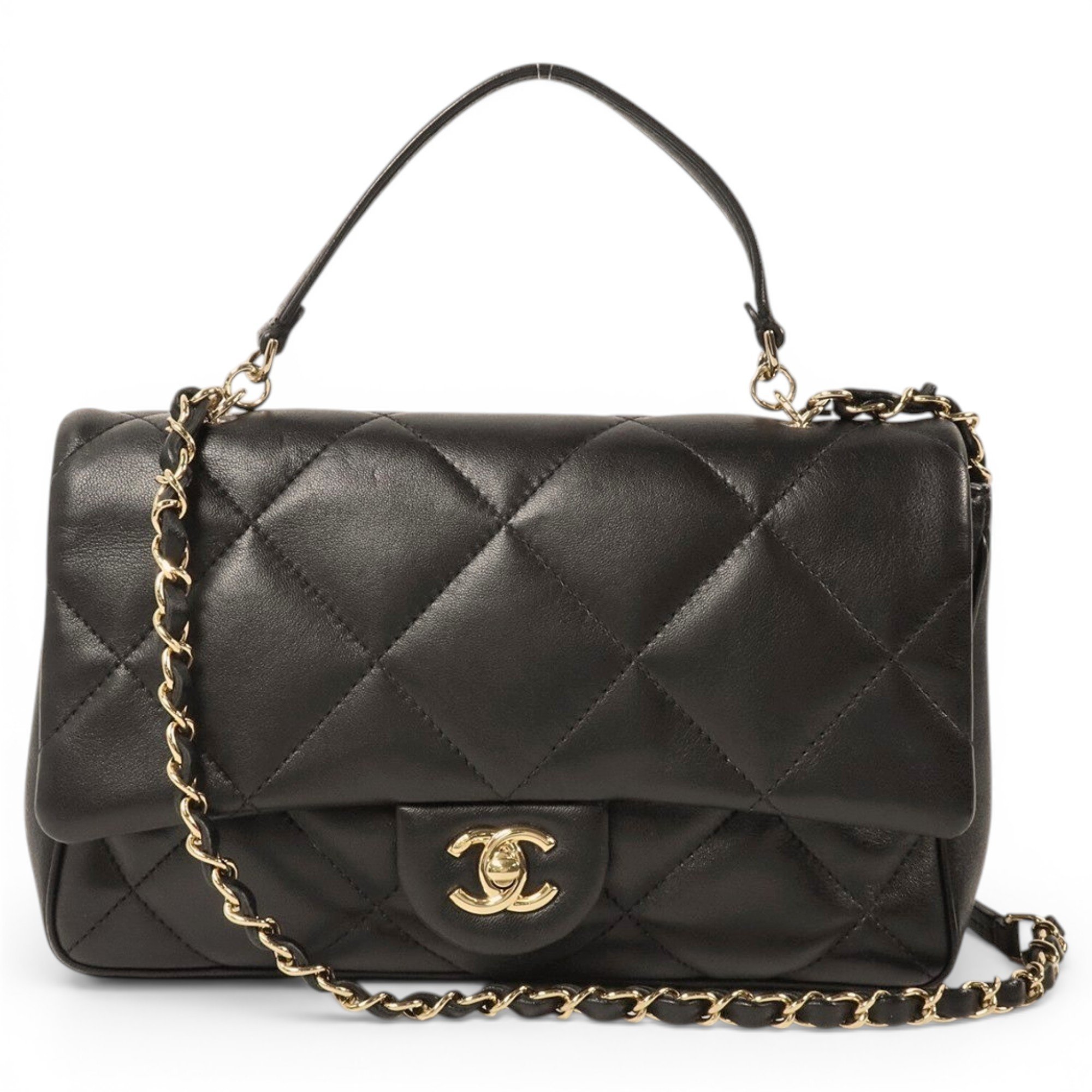 Wallet On Chain Timeless/Classique leather crossbody bag