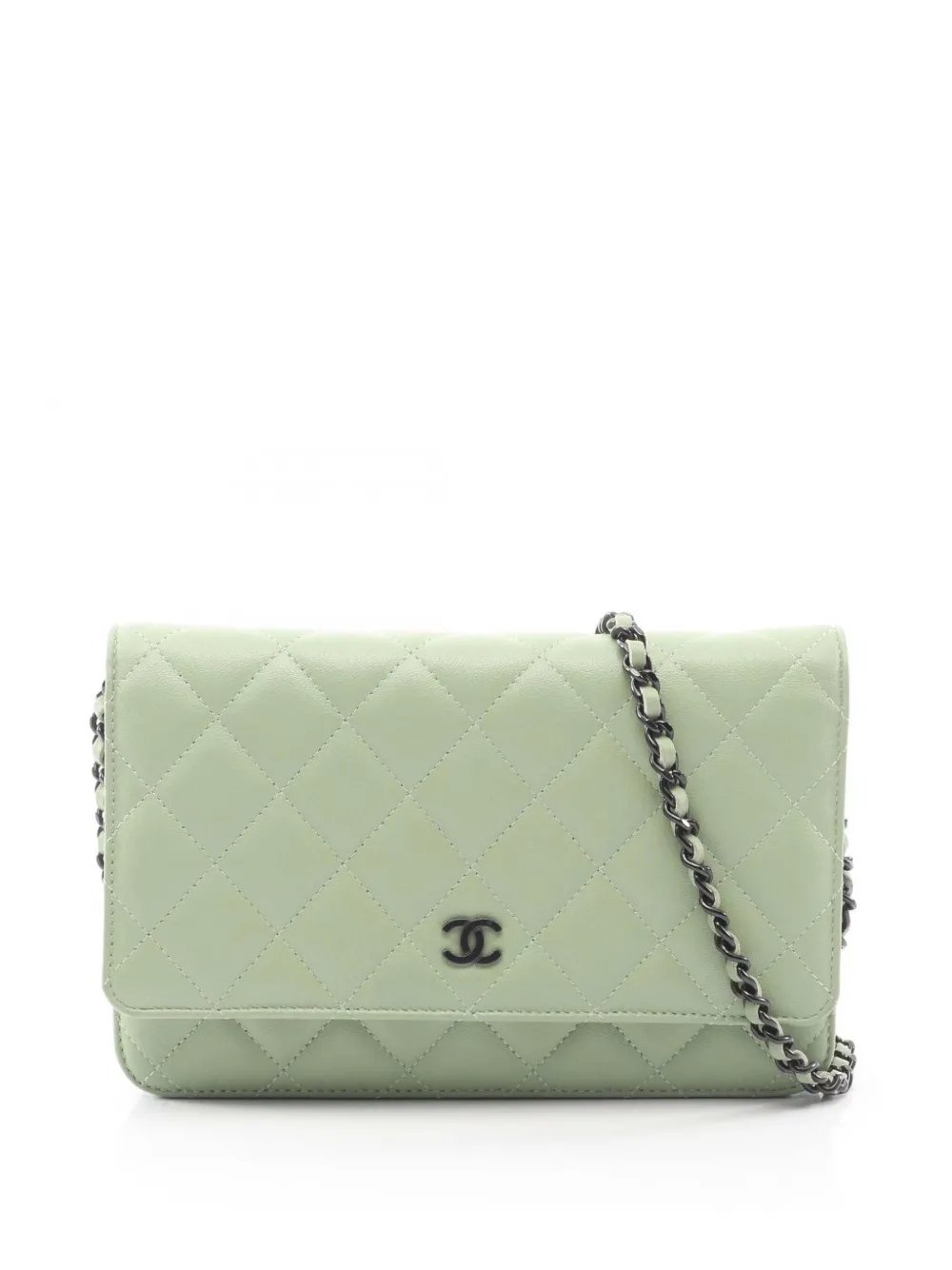 2021-2026 Classic Lambskin Wallet on Chain crossbody bag