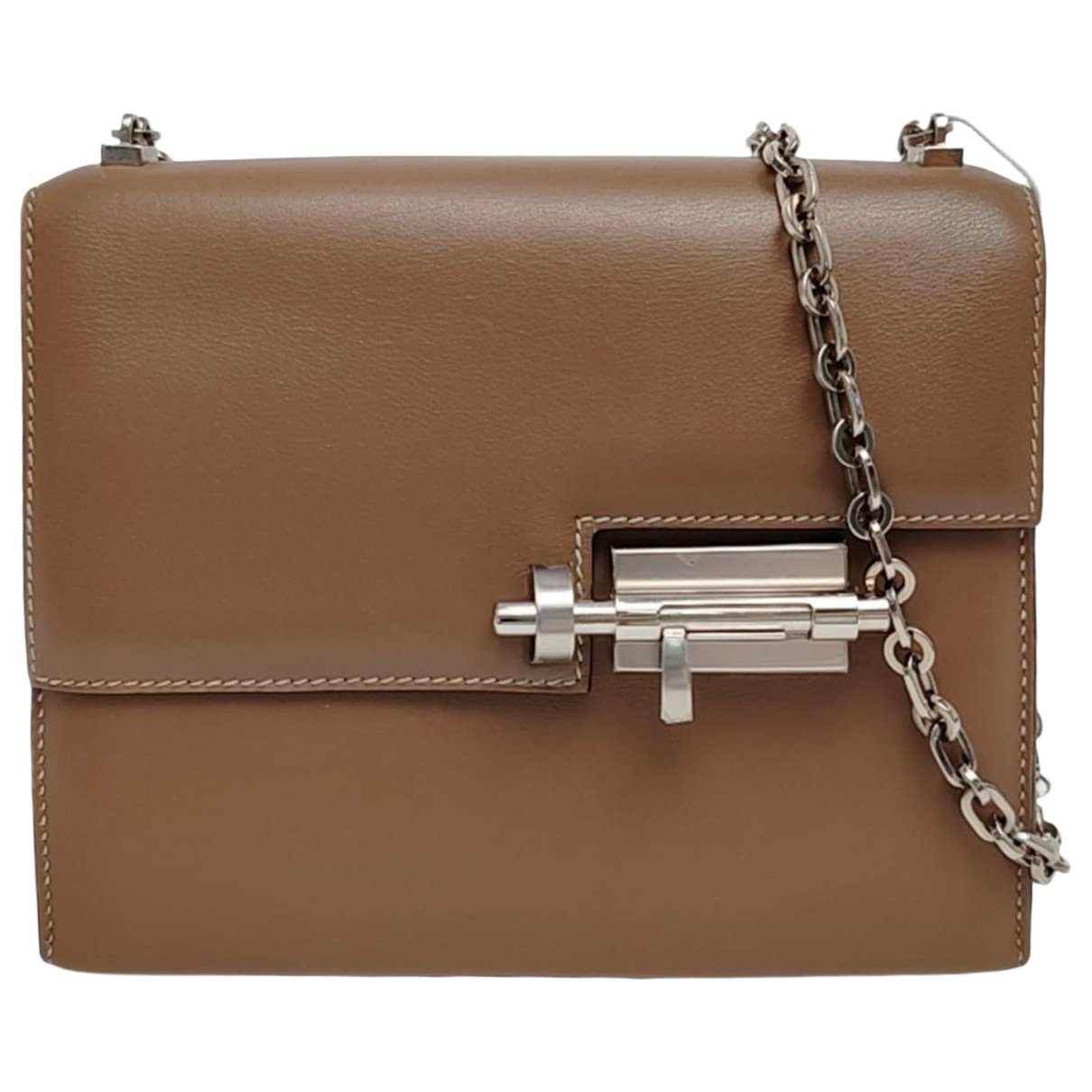 Verrou leather crossbody bag