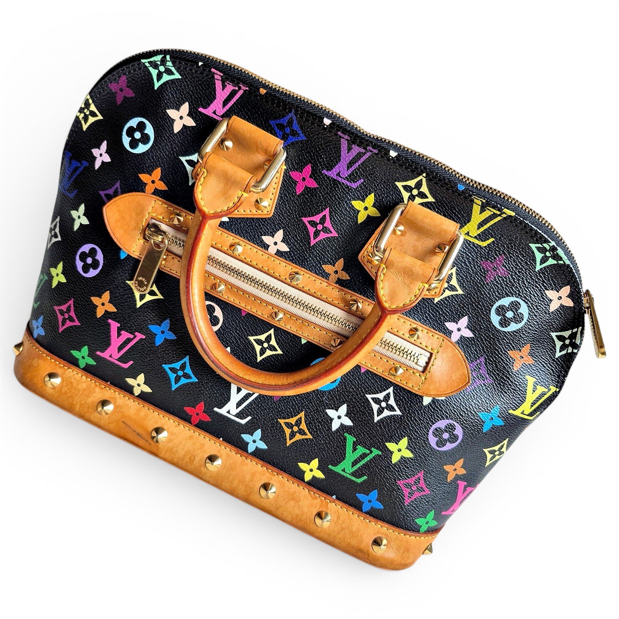 Alma leather handbag