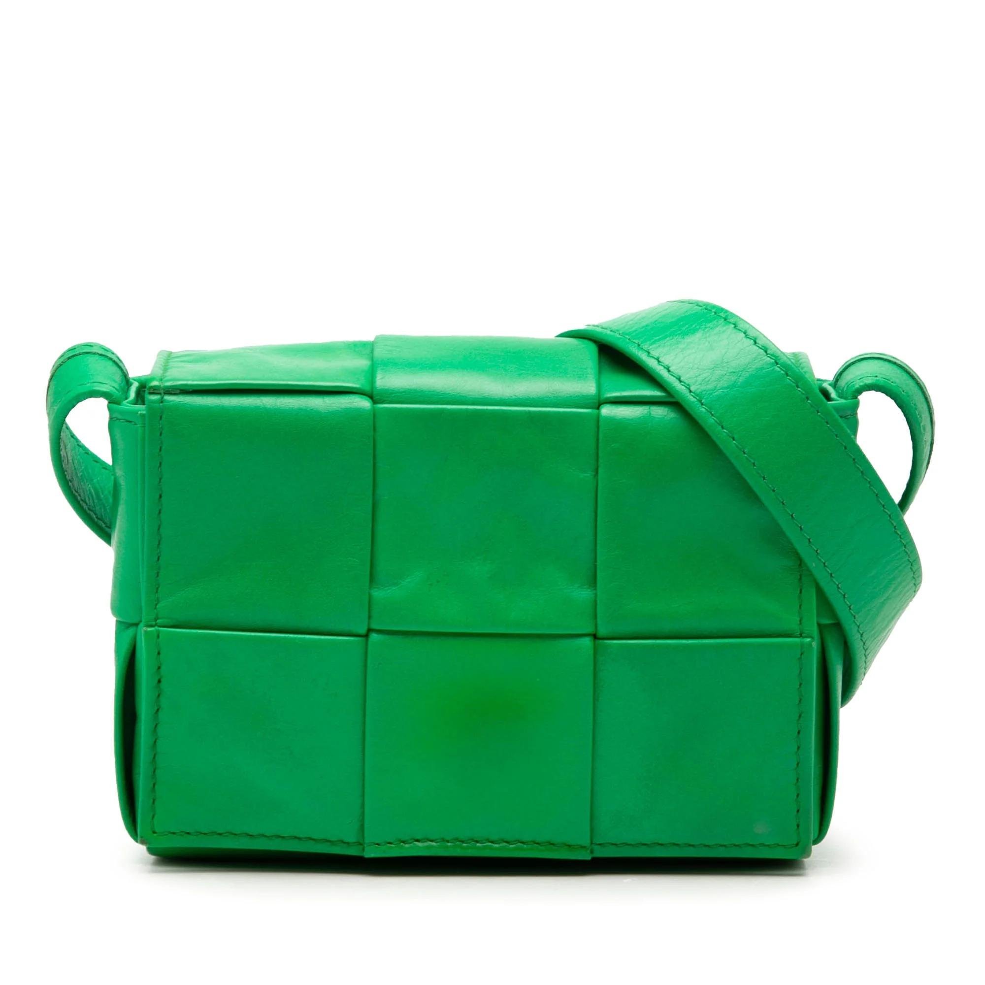 Cassette leather crossbody bag