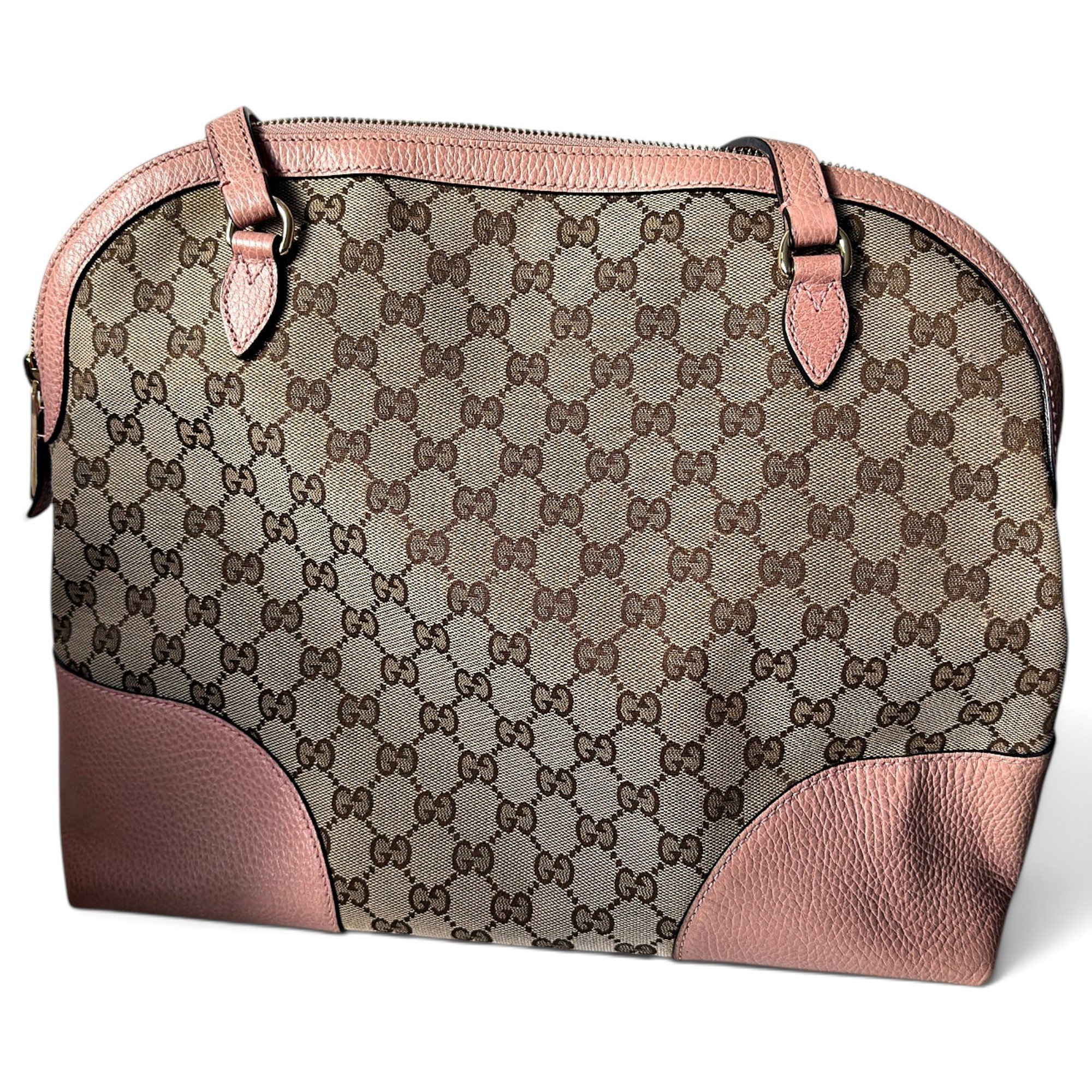Dôme leather bowling bag