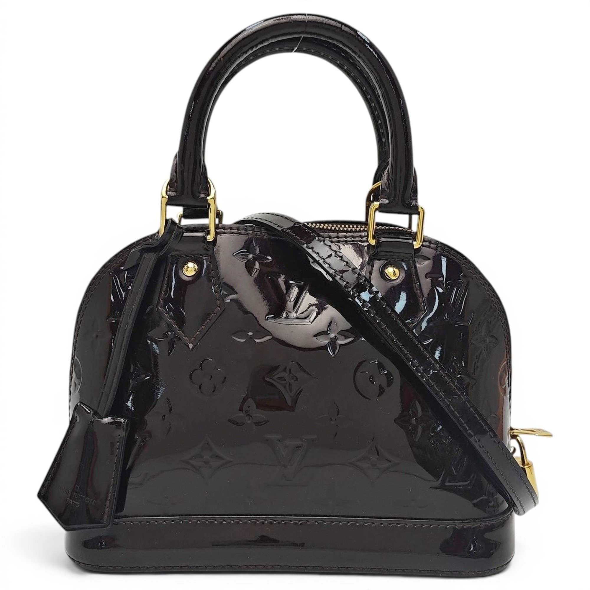 Alma patent leather handbag