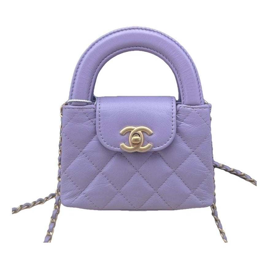 Mini Shopping leather handbag