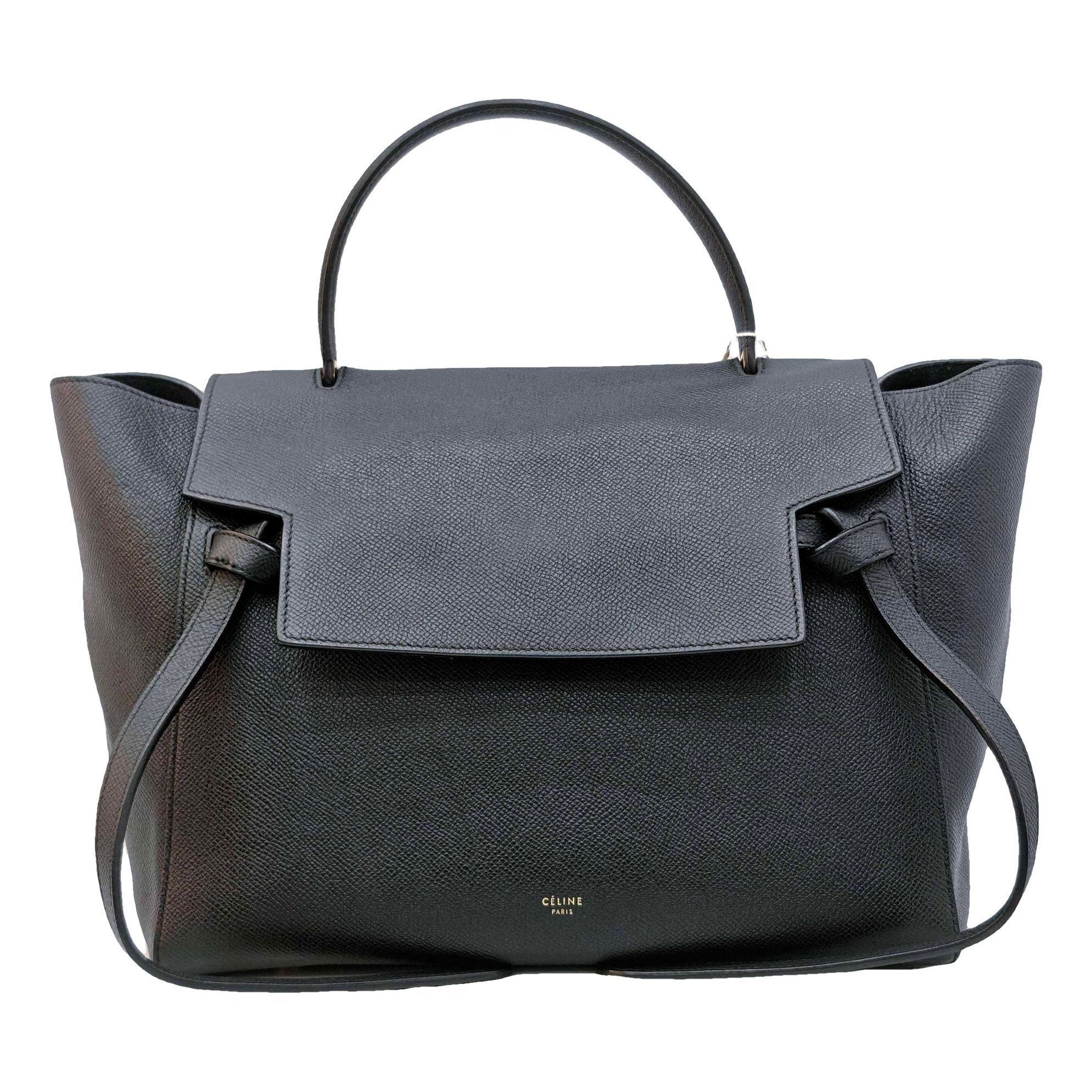 Belt leather handbag