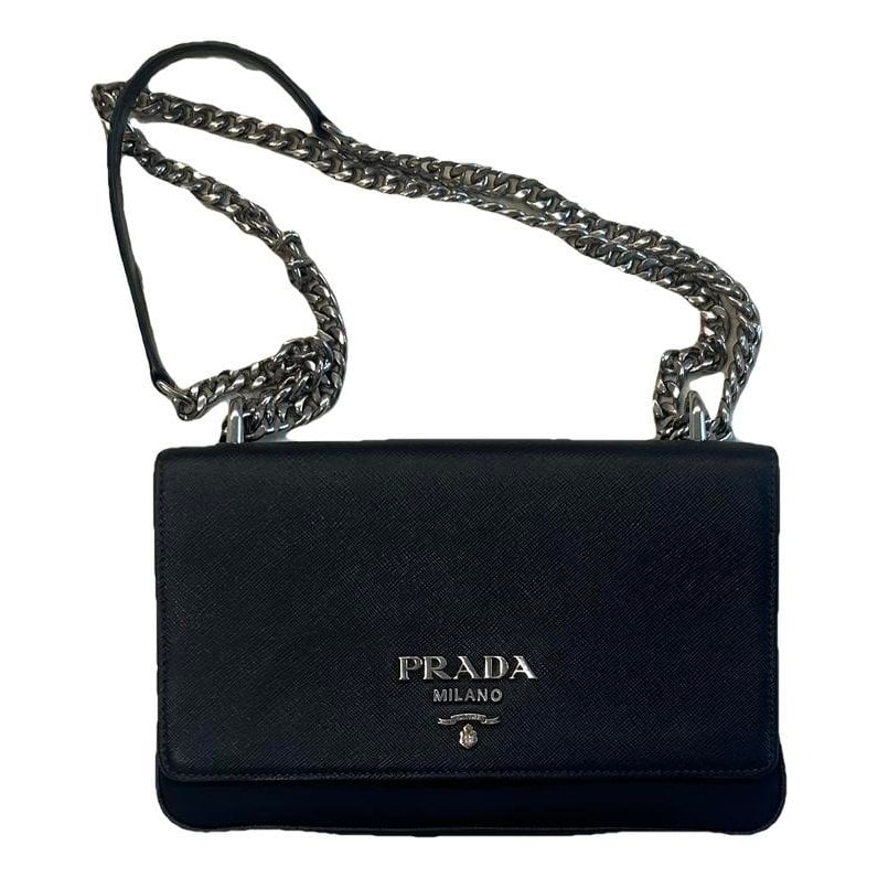 Leather crossbody bag