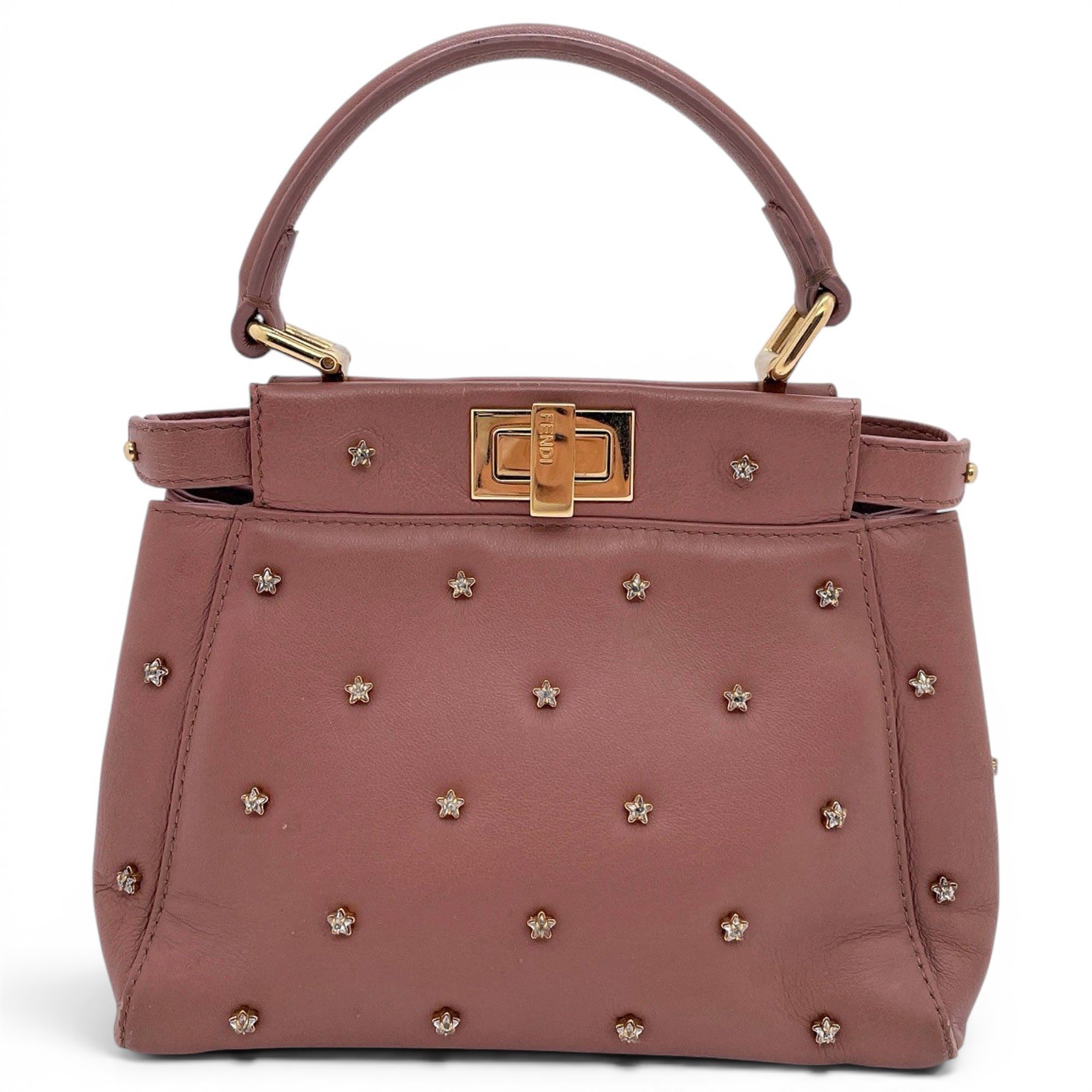 Peekaboo leather handbag