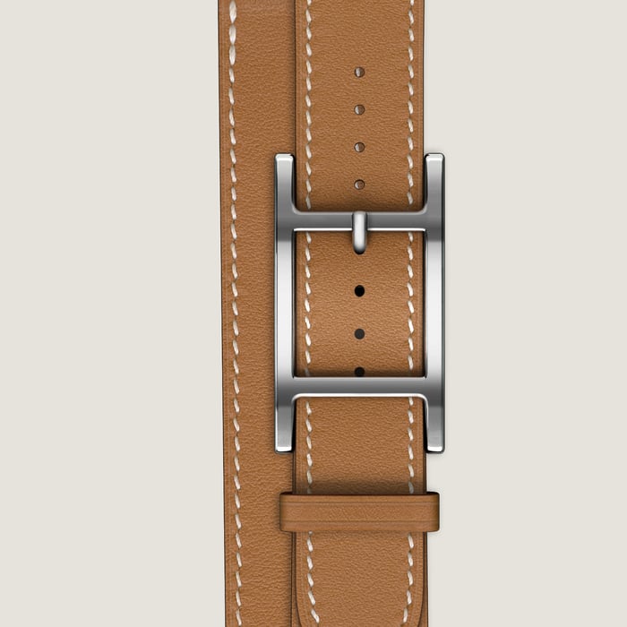 Gold 애플 워치 에르메스 스트랩, Hapi 더블 투어 42mm