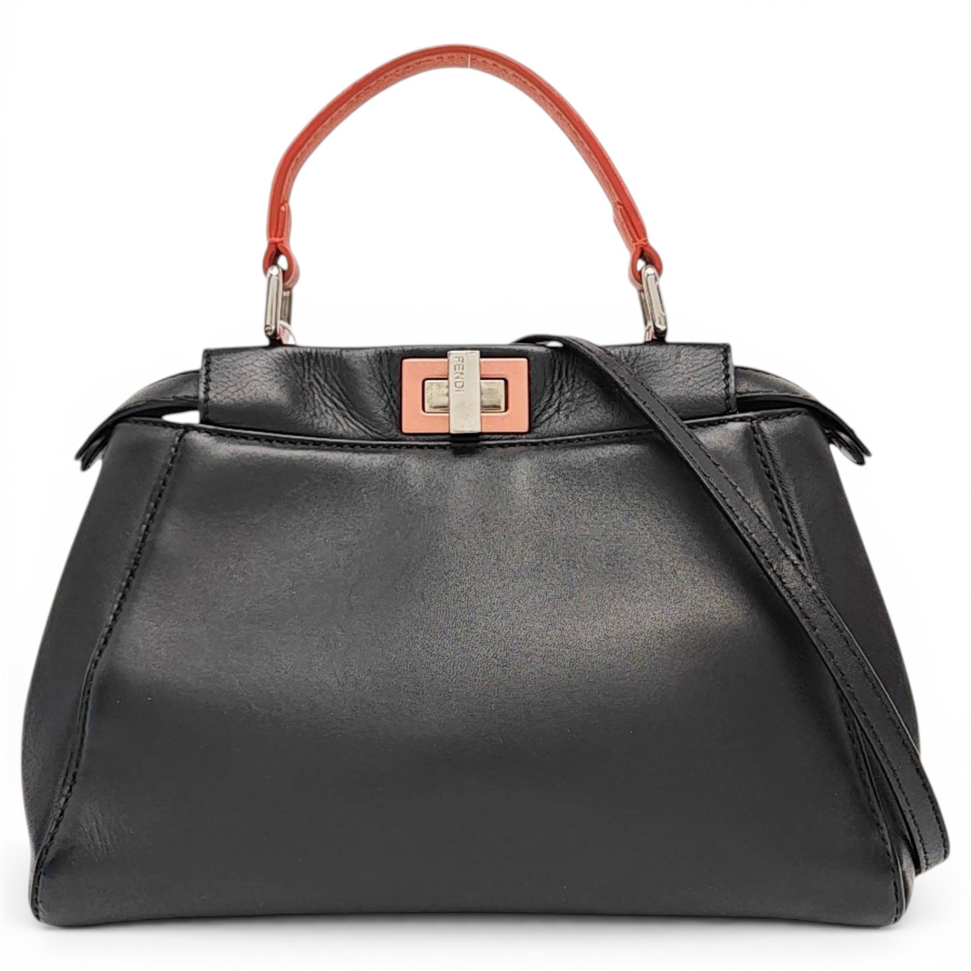 Peekaboo leather crossbody bag