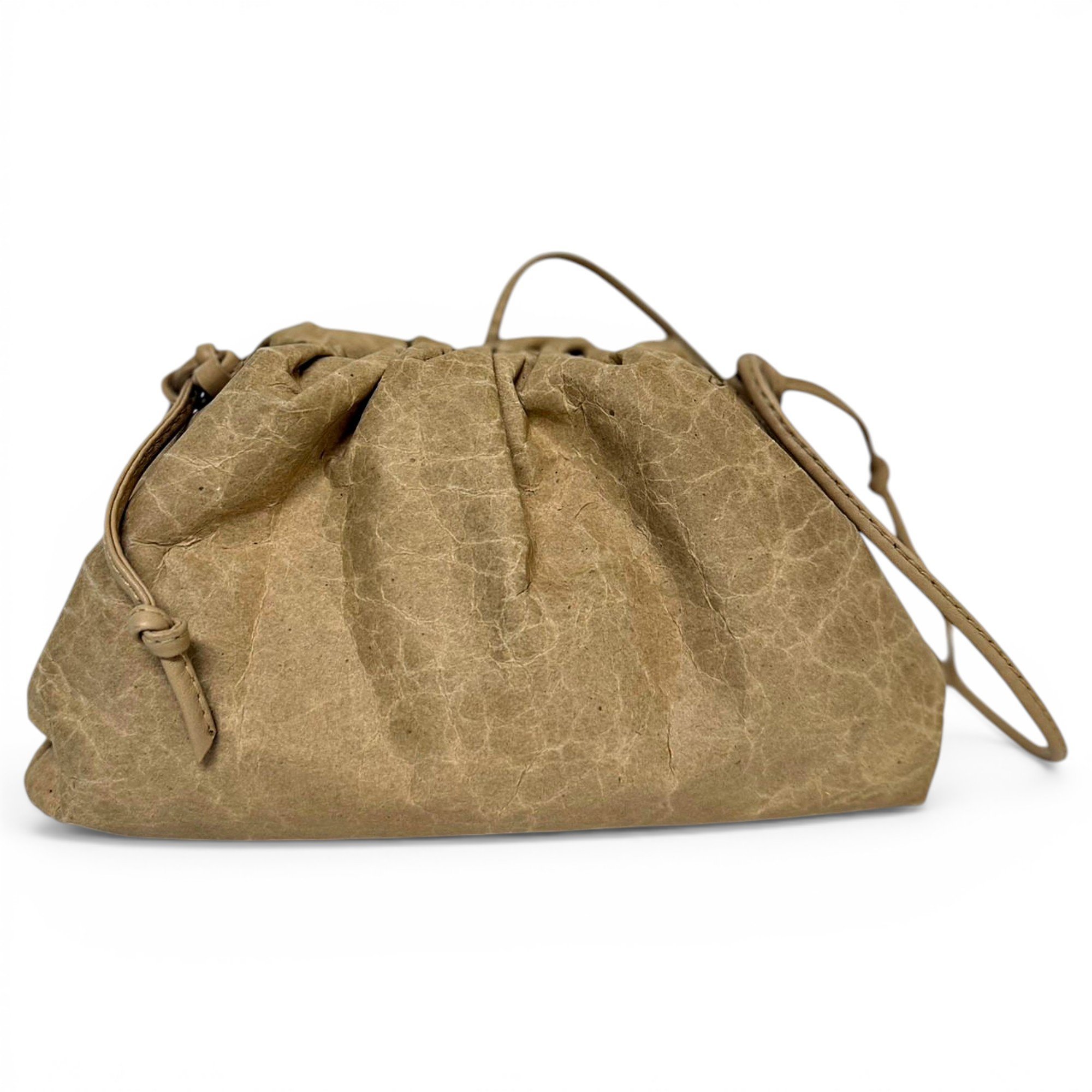 Pouch leather handbag
