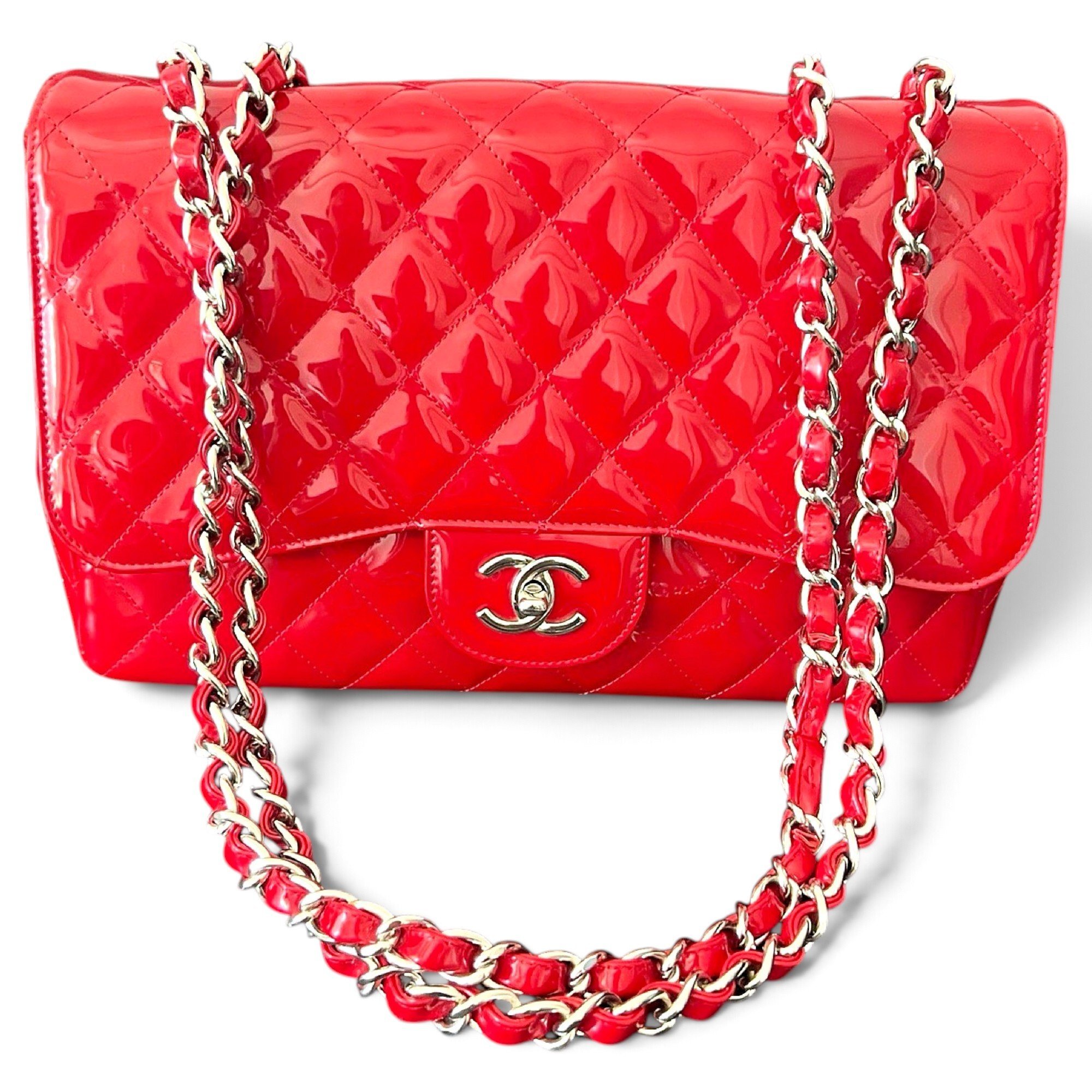 Timeless/Classique patent leather handbag