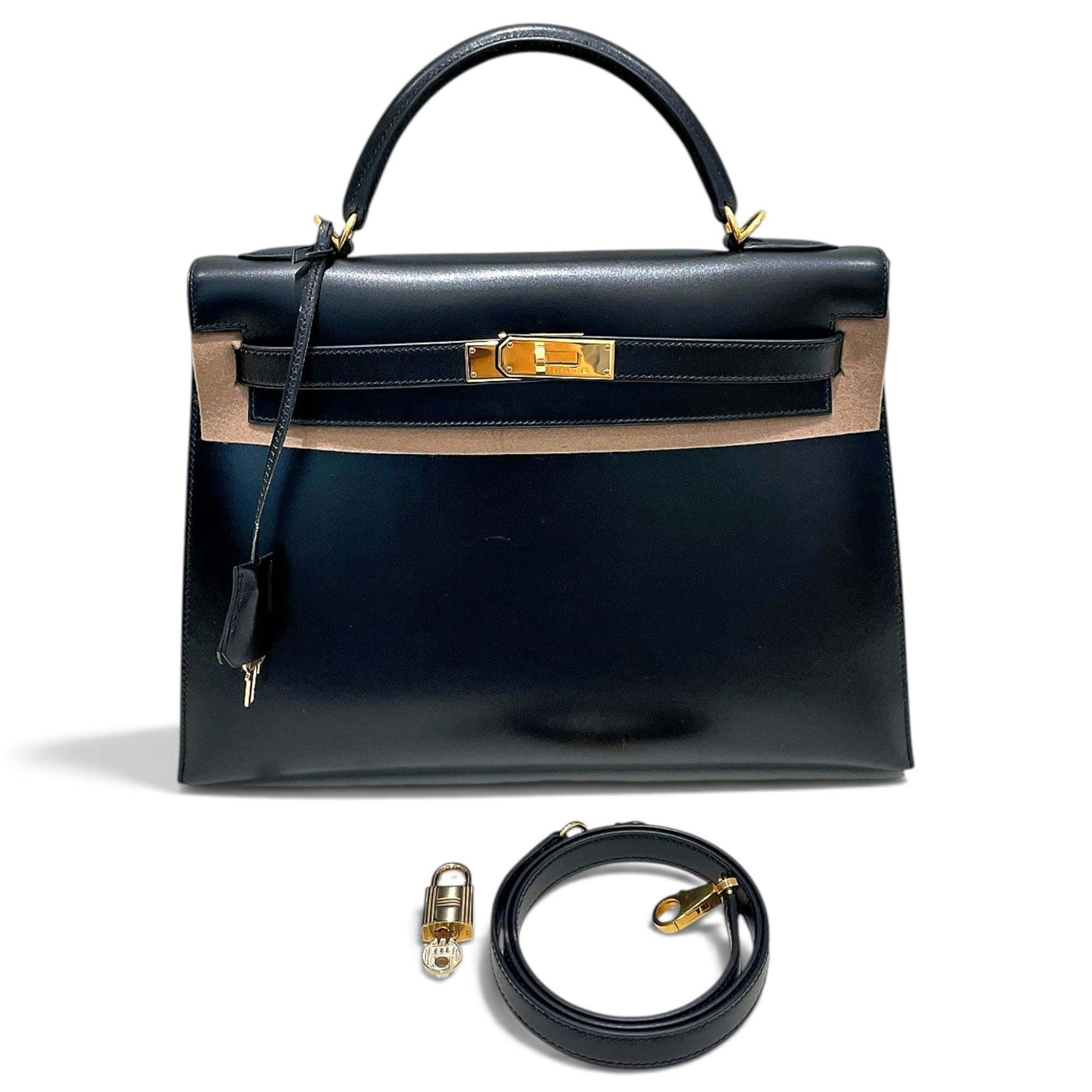 Kelly 32 leather handbag