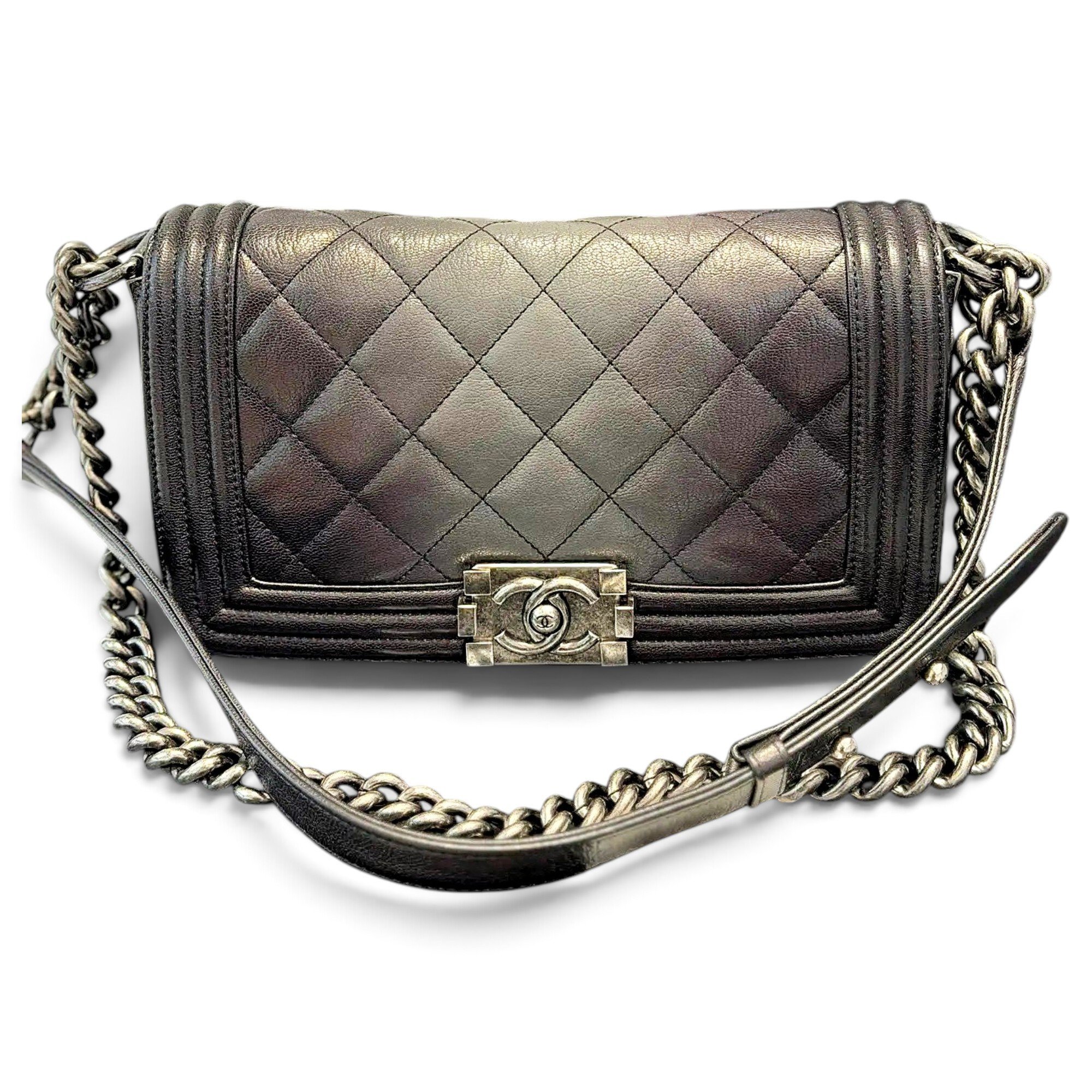 Boy leather crossbody bag