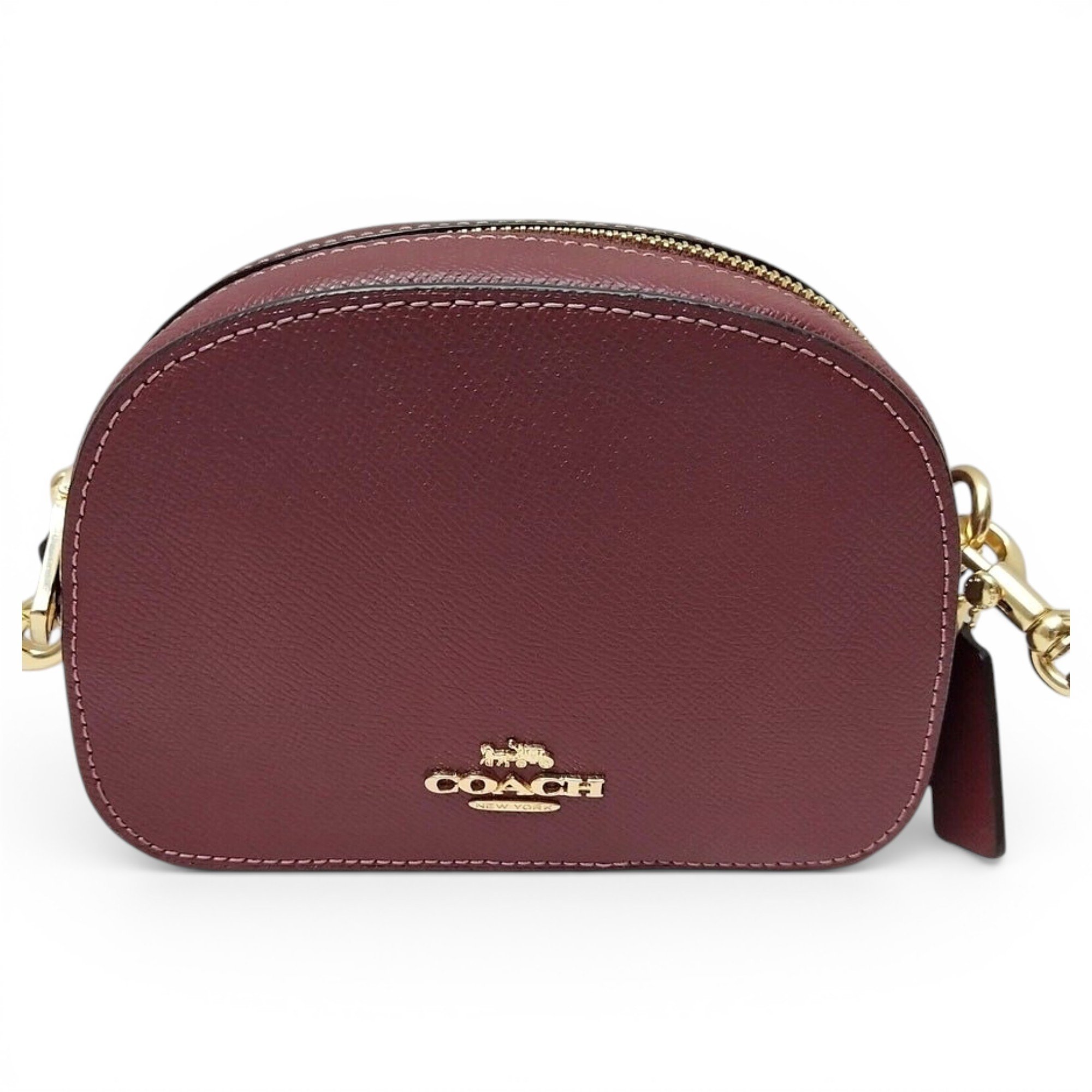 Leather crossbody bag