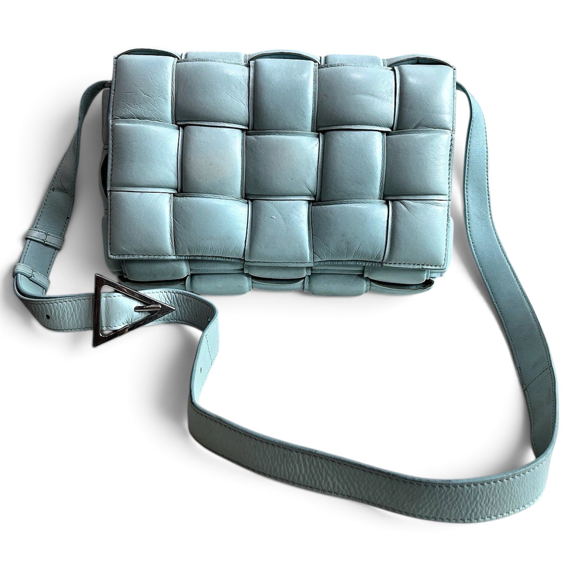 Cassette Padded leather handbag
