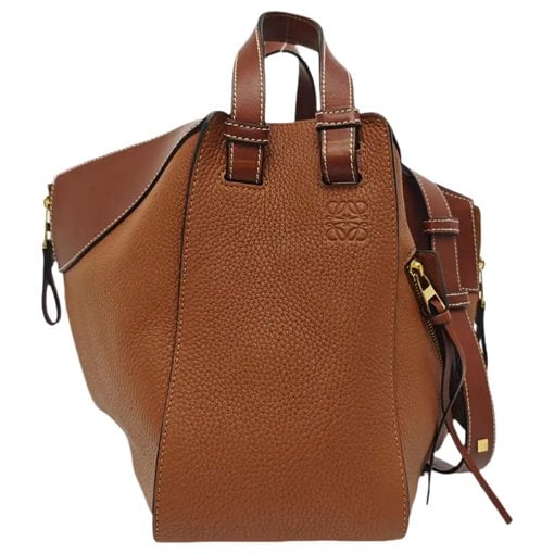 Hammock leather handbag