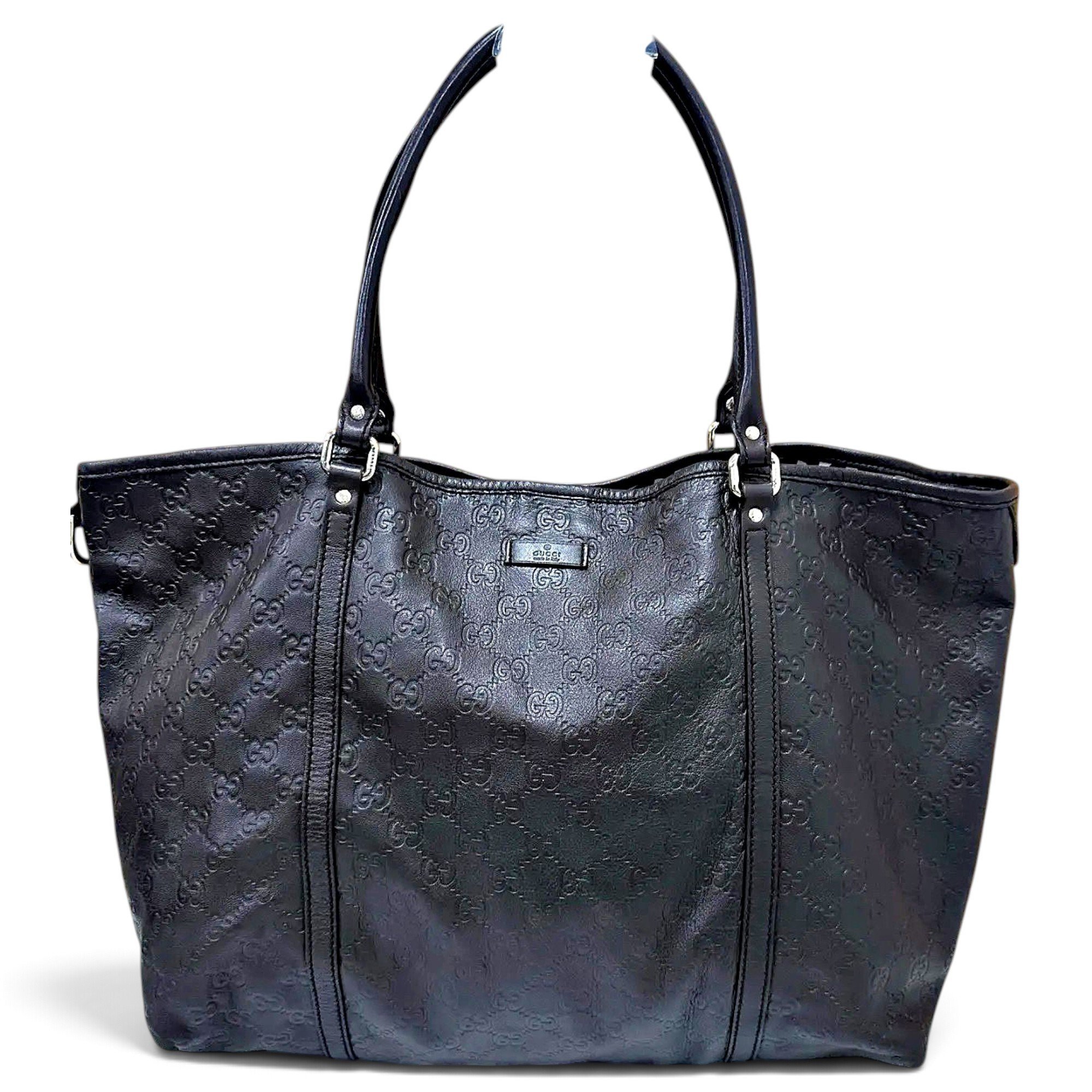 Leather tote