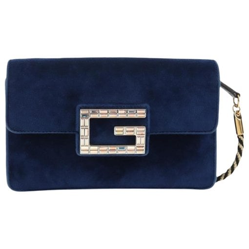 Velvet handbag