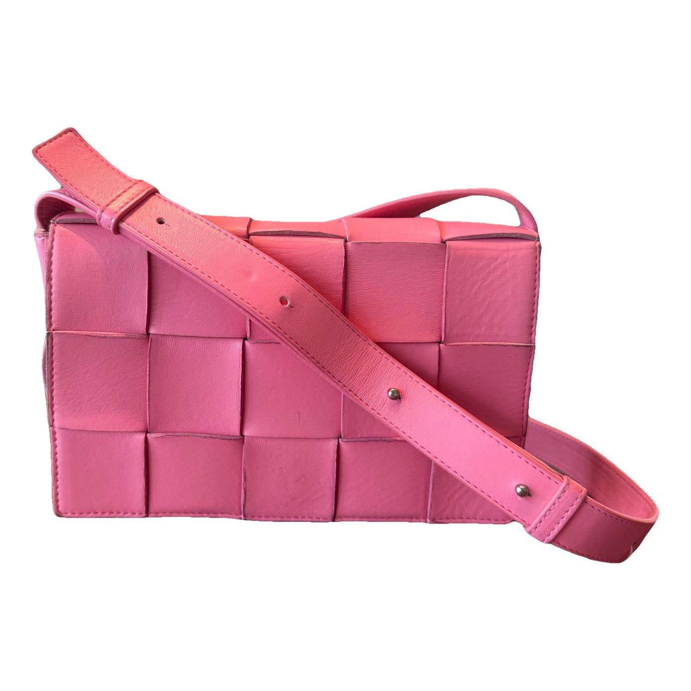 Cassette leather handbag