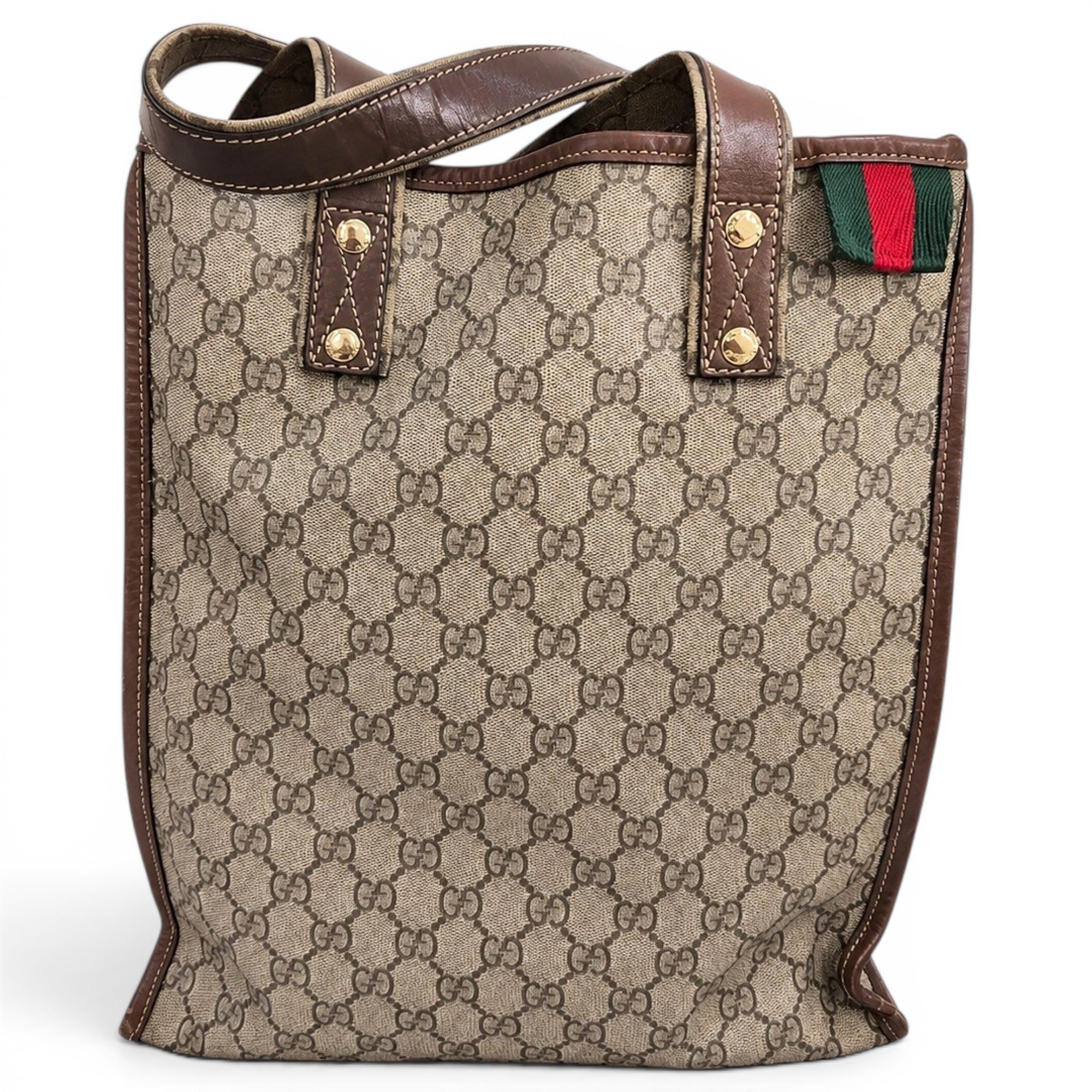 Leather tote