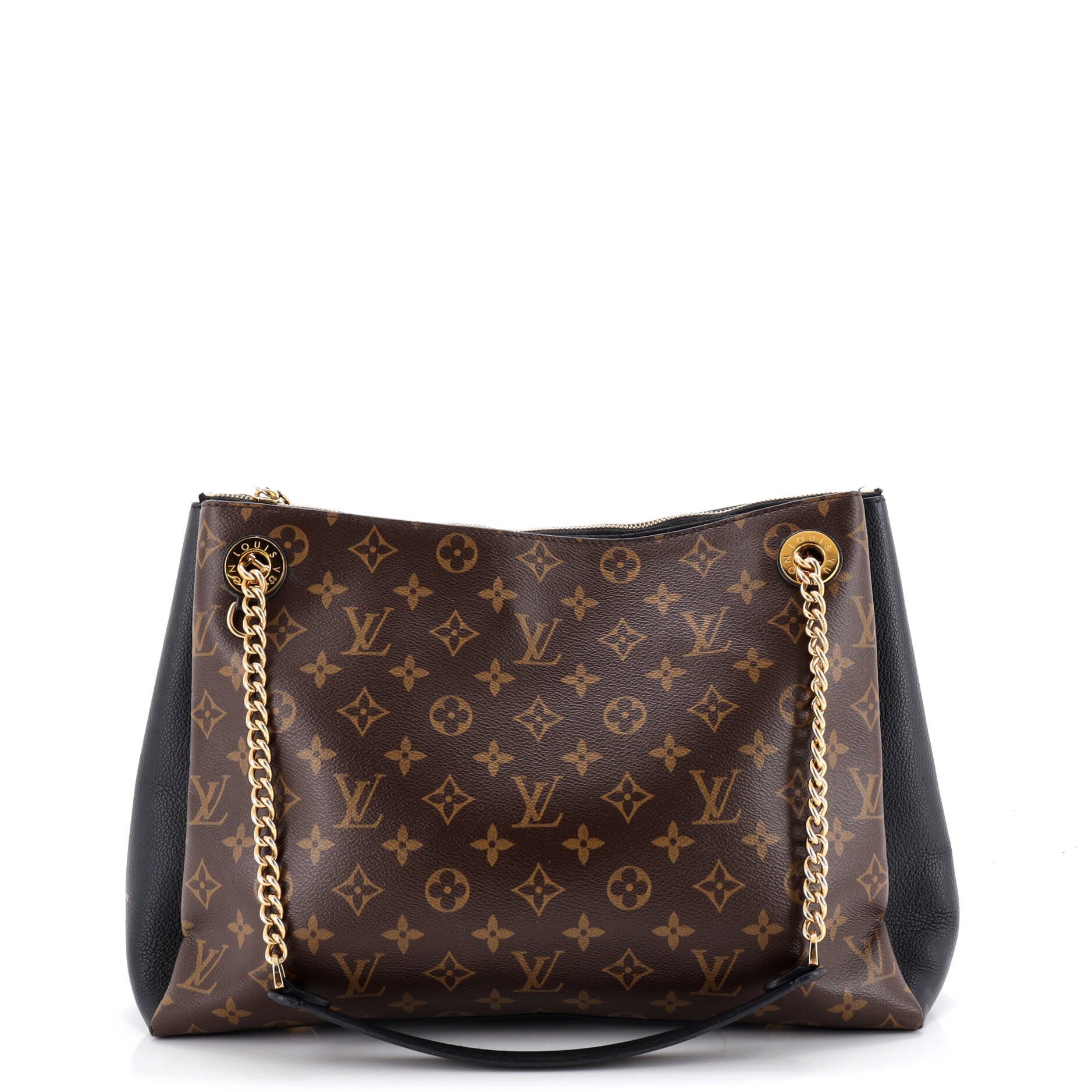 Surene Handbag Monogram Canvas with Leather MM
