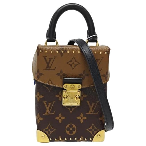 Camera Box leather handbag