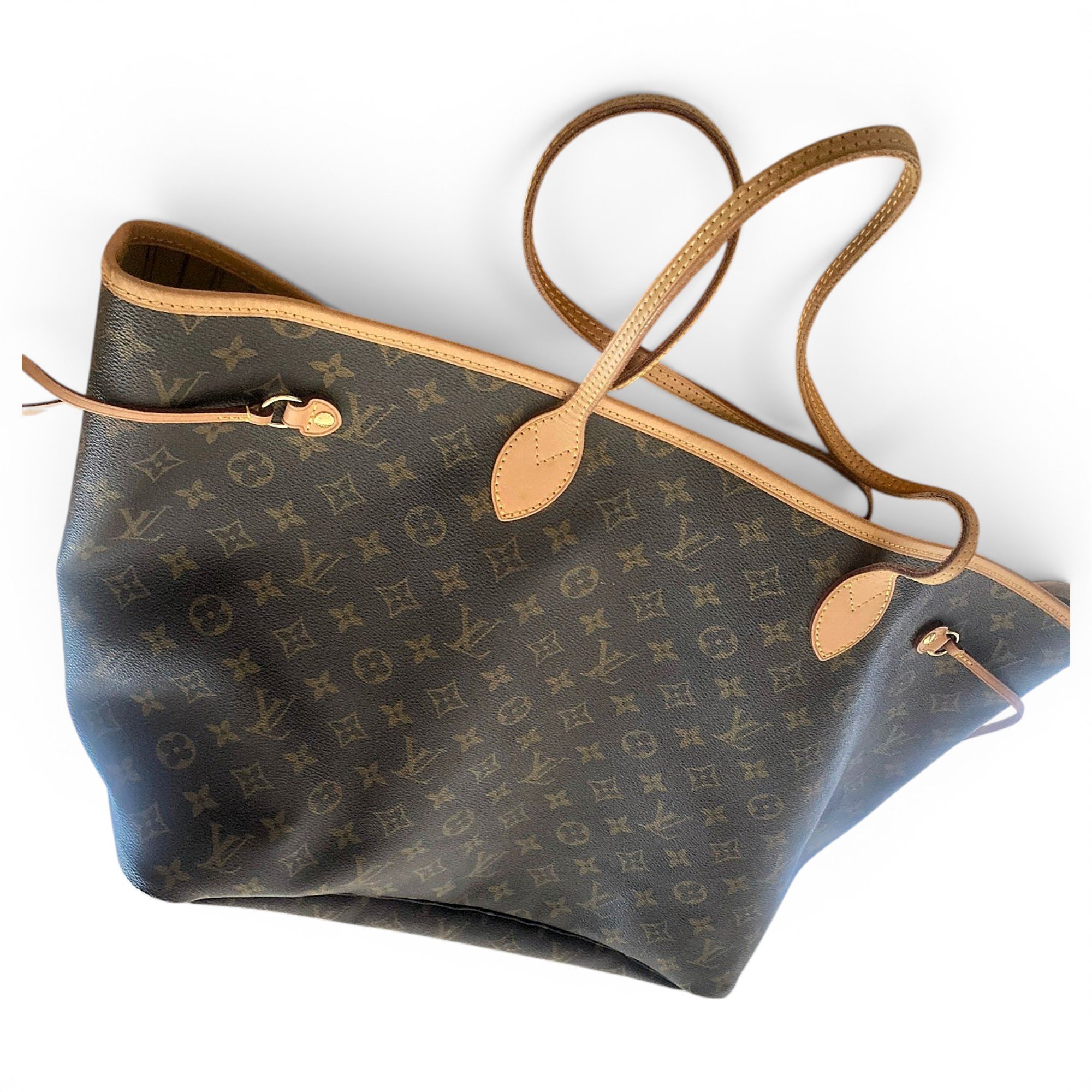 Neverfull leather tote
