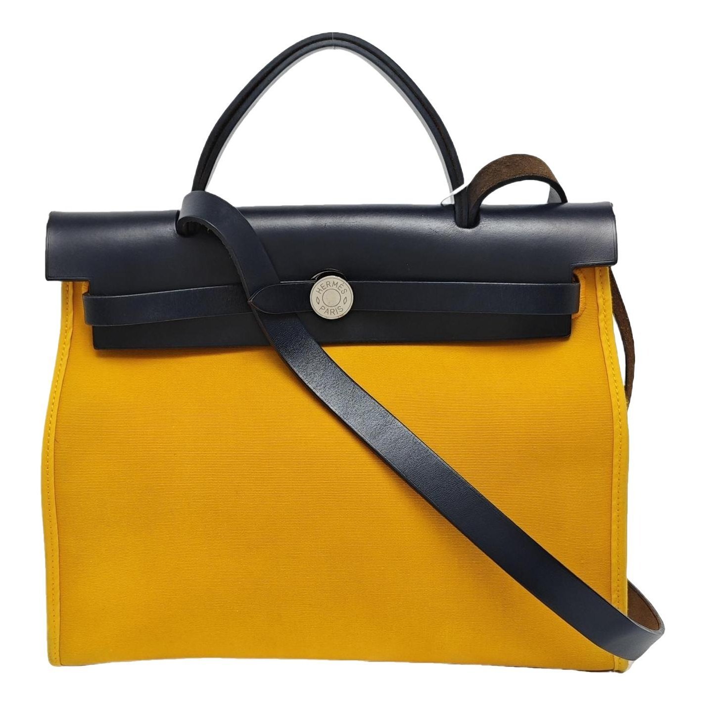 Hermes Herbag cloth handbag