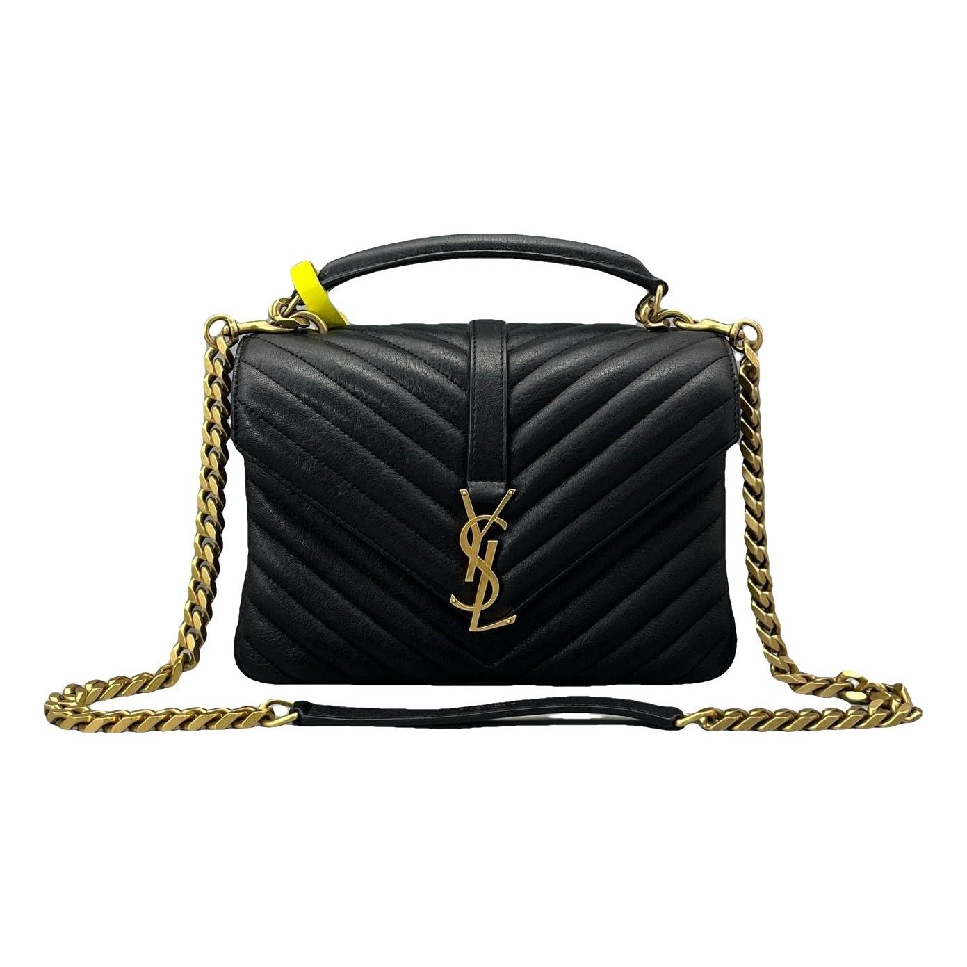 Collége monogramme leather handbag