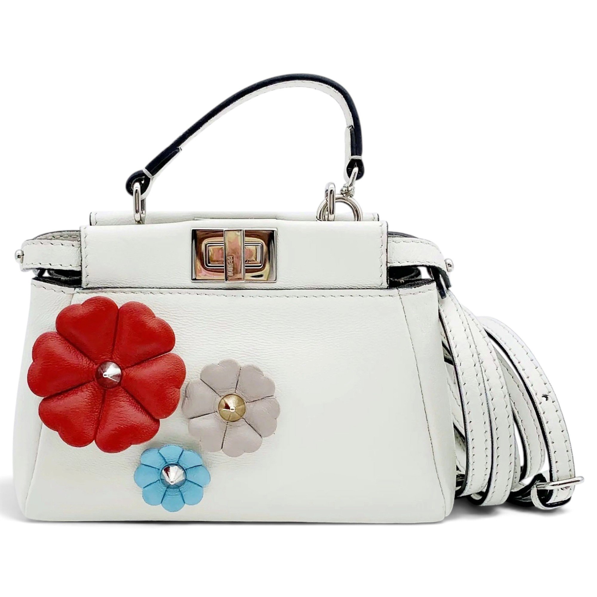 Peekaboo leather crossbody bag