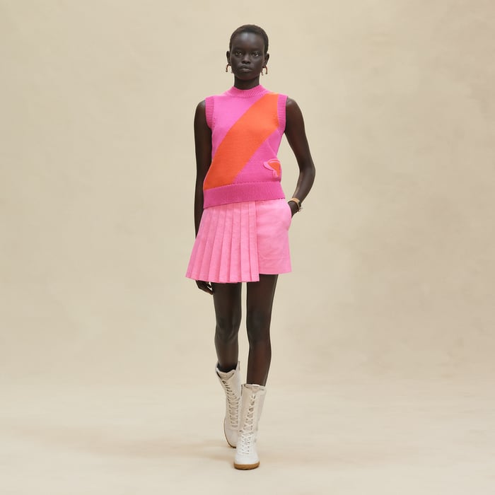 Rose Sakura Sleeveless Sweater