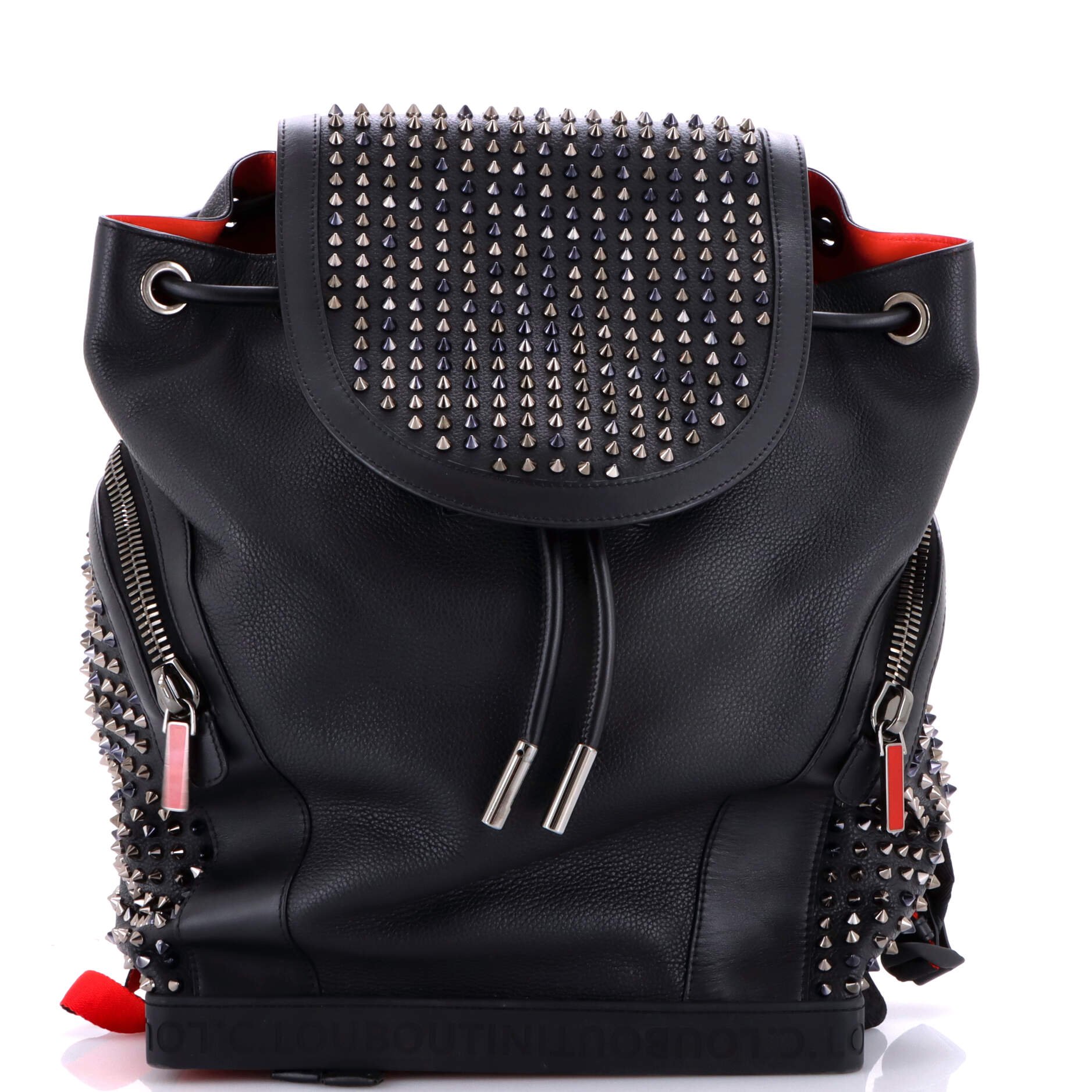Christian Louboutin Explorafunk Backpack Spiked Leather