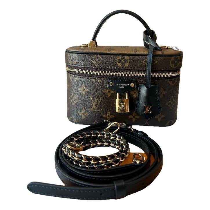Vanity leather handbag